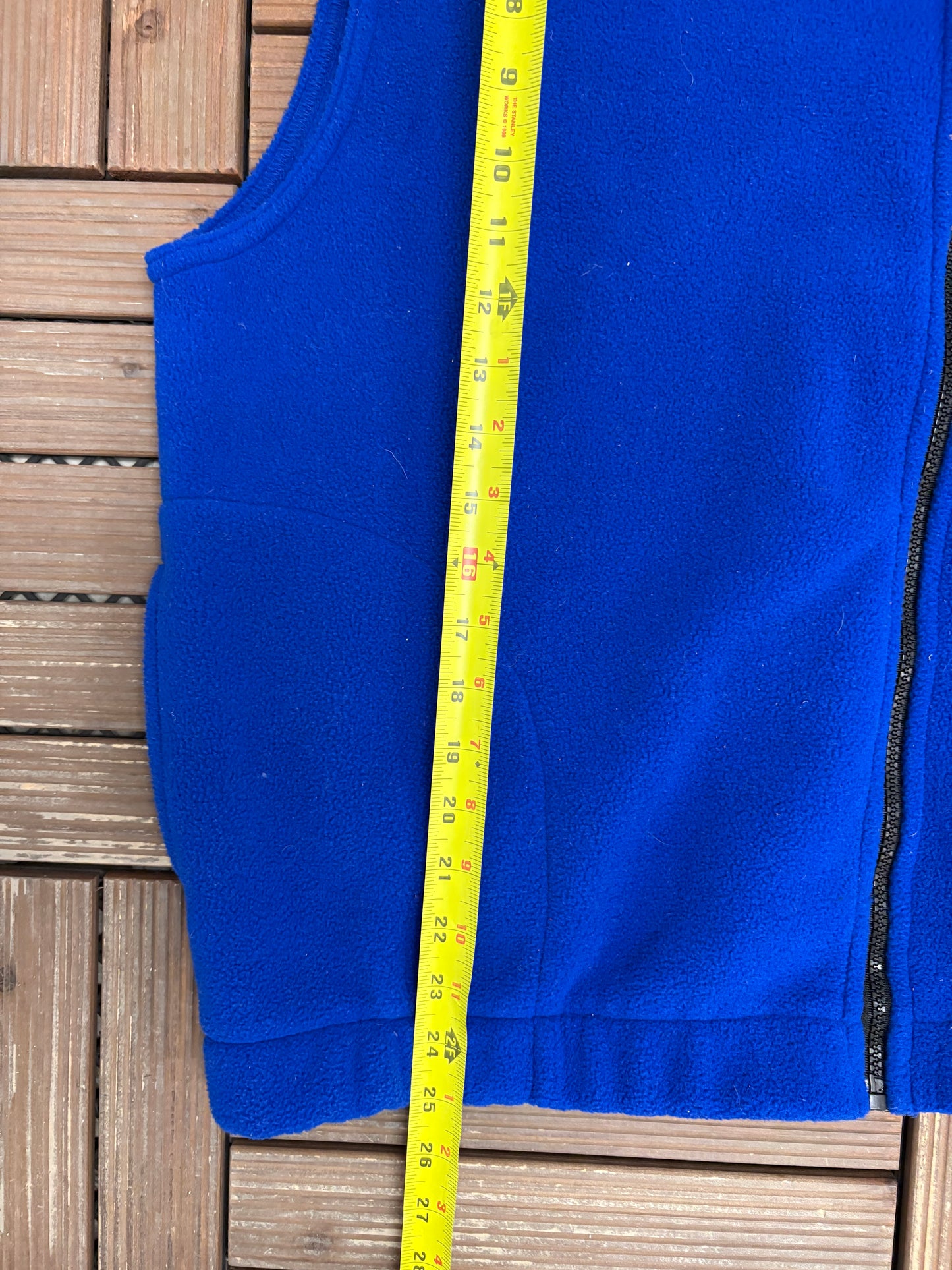 Planters Peanuts Go Nuts! Embroidered Graphic Fleece Vest | Size X-Large | Vintage 2000s Promotional Blue Vest |