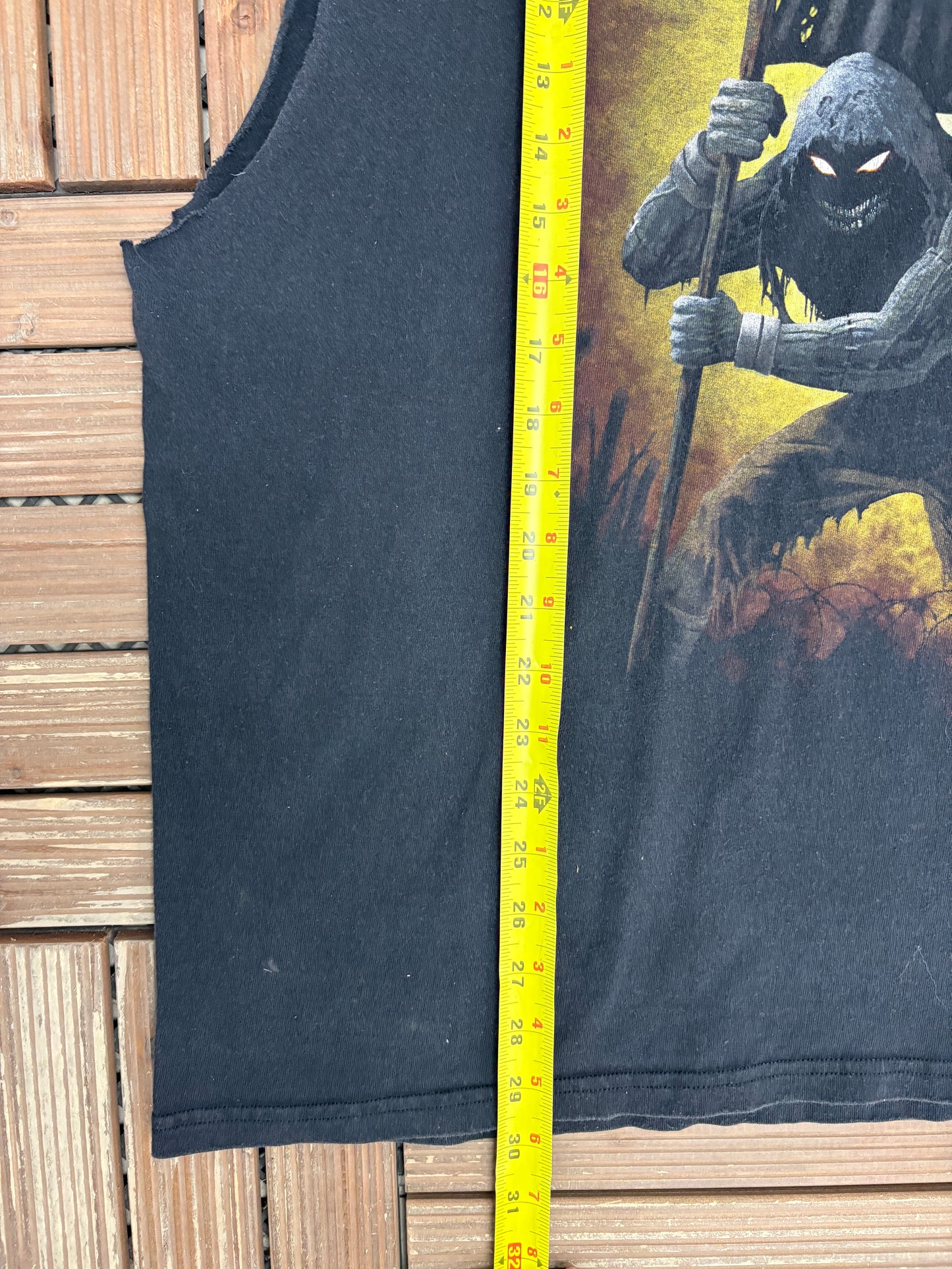 Disturbed Asylum Tour Graphic Tee | Size XXX-Large | Vintage 2000s Heavy Metal Band Music Black T-Shirt |