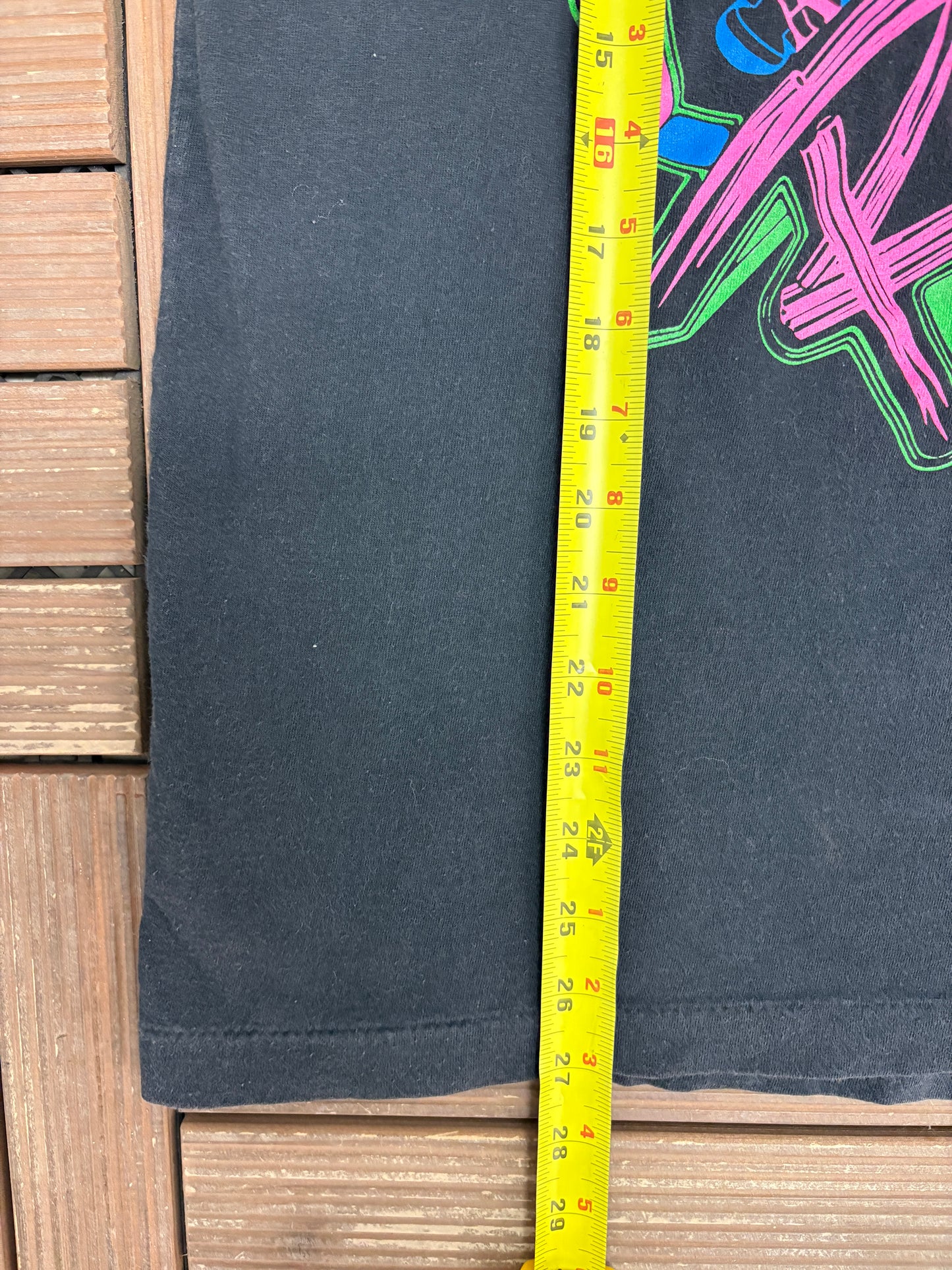 Molson Canadian Rocks Blue Diamond Lounge Graphic Tee | Size X-Large | Vintage 1990s Promotional Black T-Shirt |