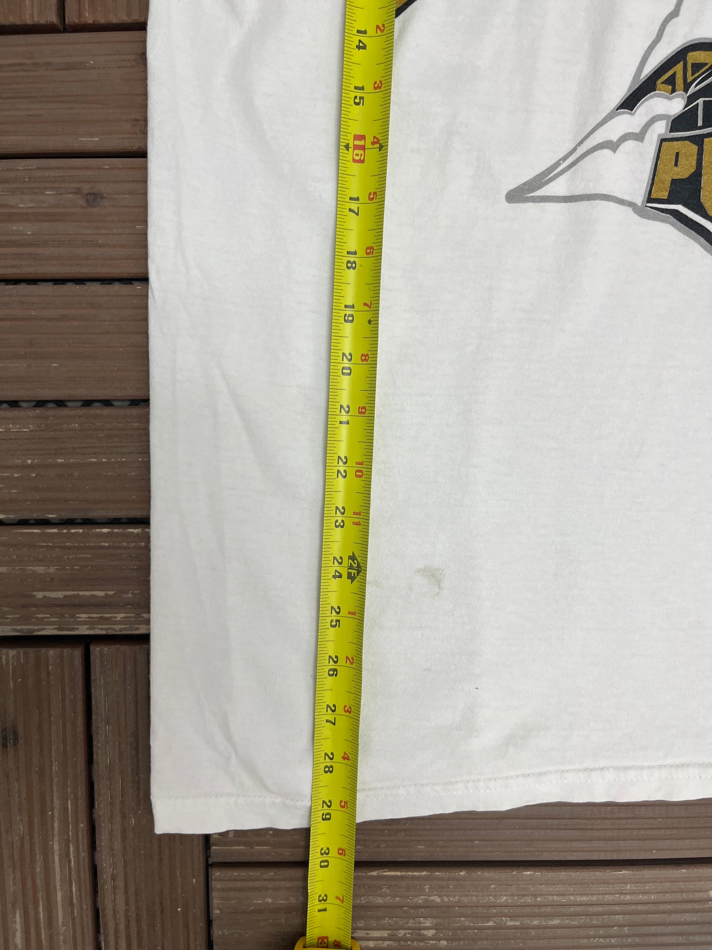 Purdue Boilermakers Graphic Tee | Size X-Large | Vintage 2000s College White T-Shirt |