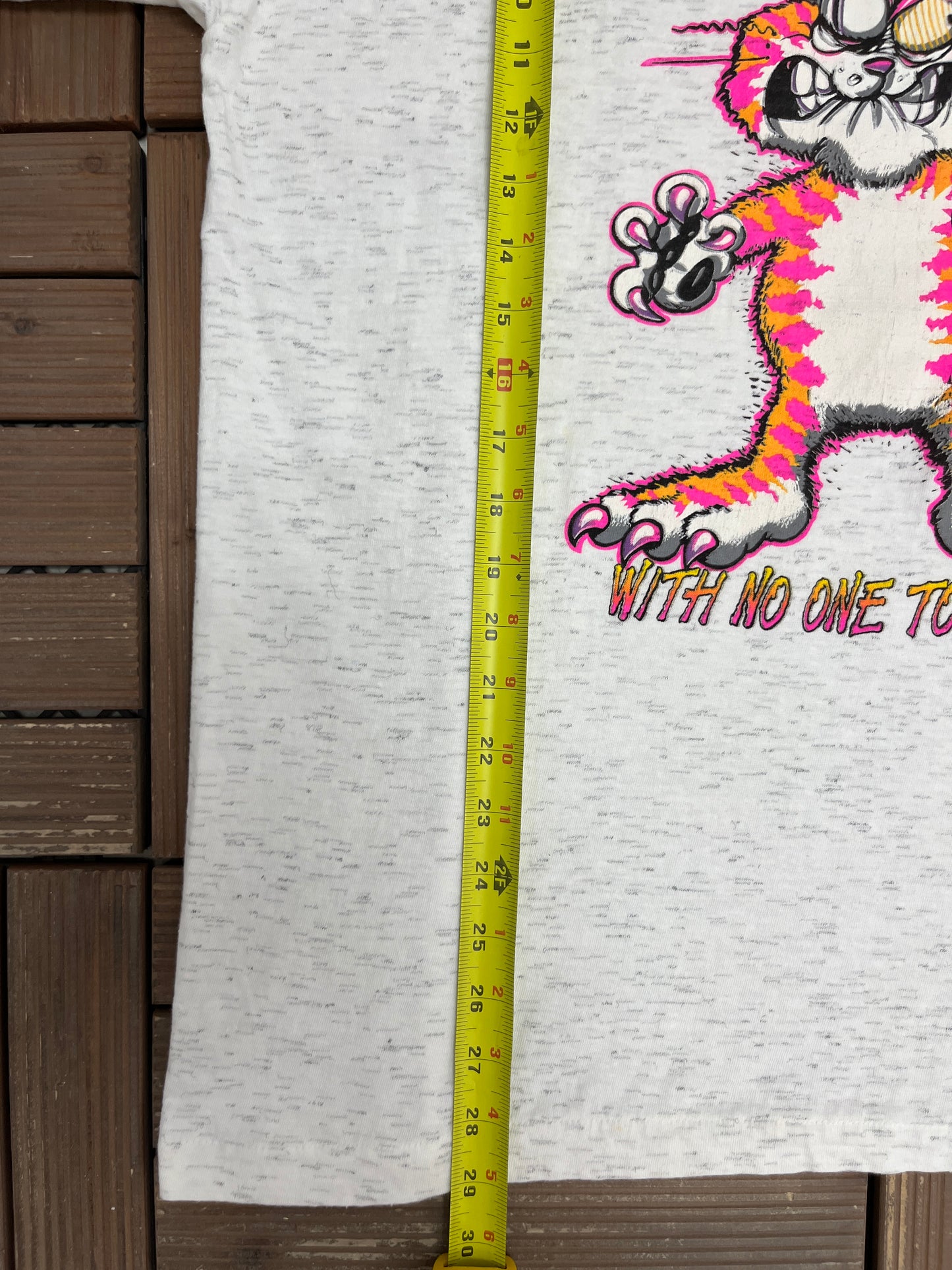 South Dakota All Stressed Out Graphic Tee | Size X-Large | Vintage 1990s Cartoon Funny Grey T-Shirt |