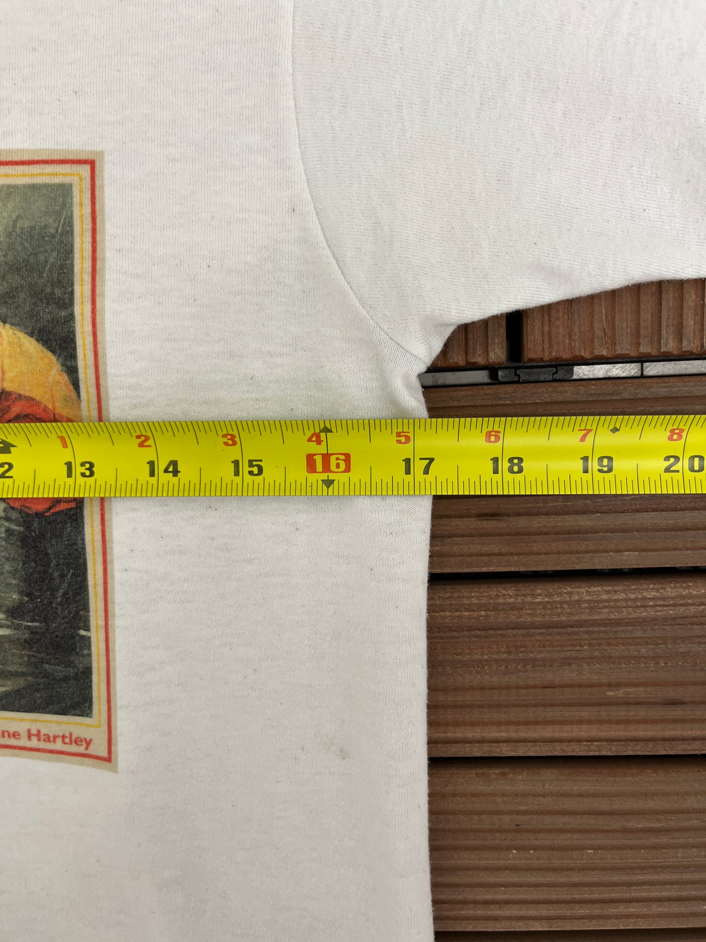 Corinne Hartley "Splish'n & Splash'n" Graphic Tee | Size Small | Vintage 1990s Promotional White T-Shirt |