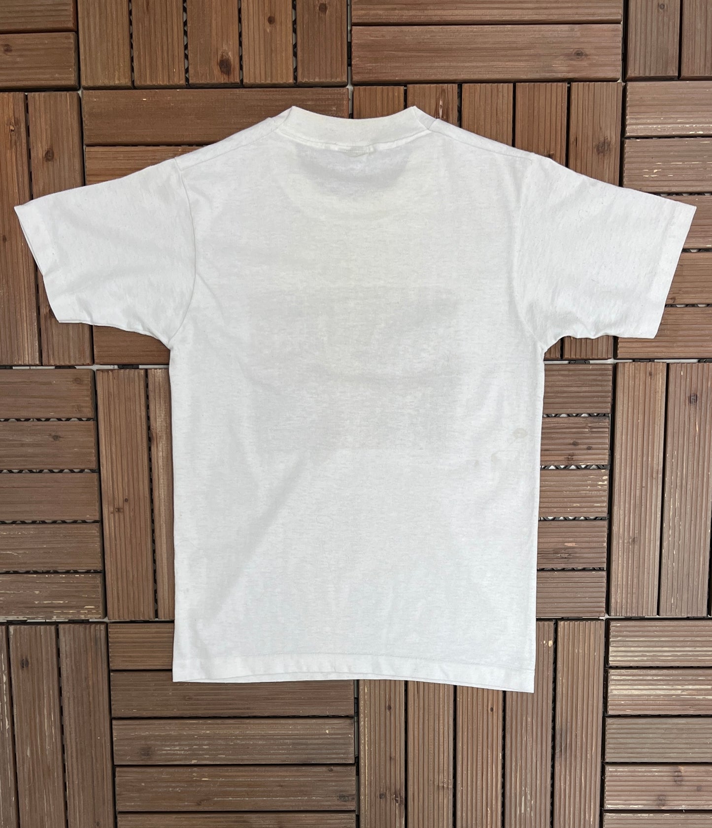 Corinne Hartley "Splish'n & Splash'n" Graphic Tee | Size Small | Vintage 1990s Promotional White T-Shirt |