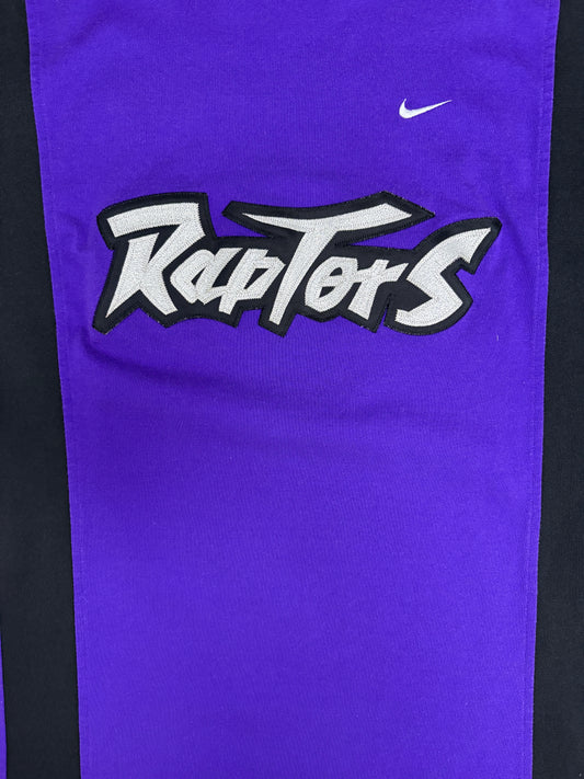 Toronto Raptors Nike Warm Up Graphic Tee | Size XX-Large | Vintage 1990s NBA Basketball Purple T-Shirt |