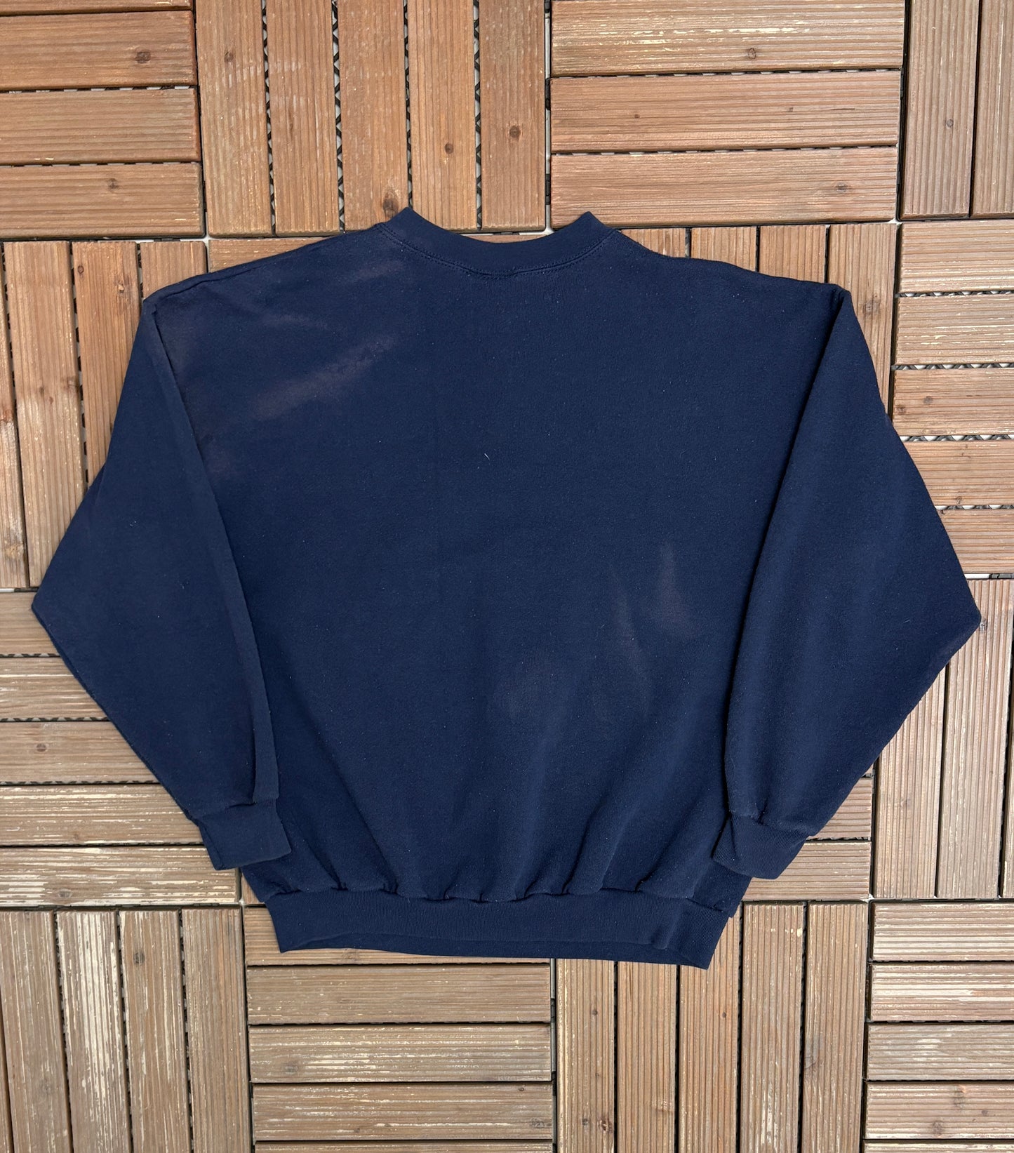 Tennessee Titans Embroidered Graphic Crewneck | Size Medium | Vintage 1990s NFL Football Blue Sweater |