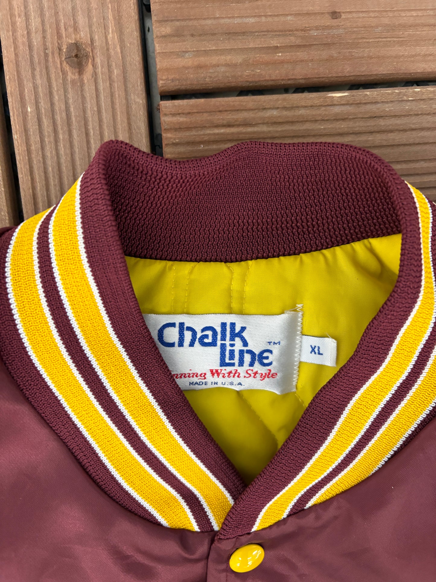 Washington Redskins Graphic Jacket | Size X-Large | Vintage 1980s NFL Football Red Jacket |