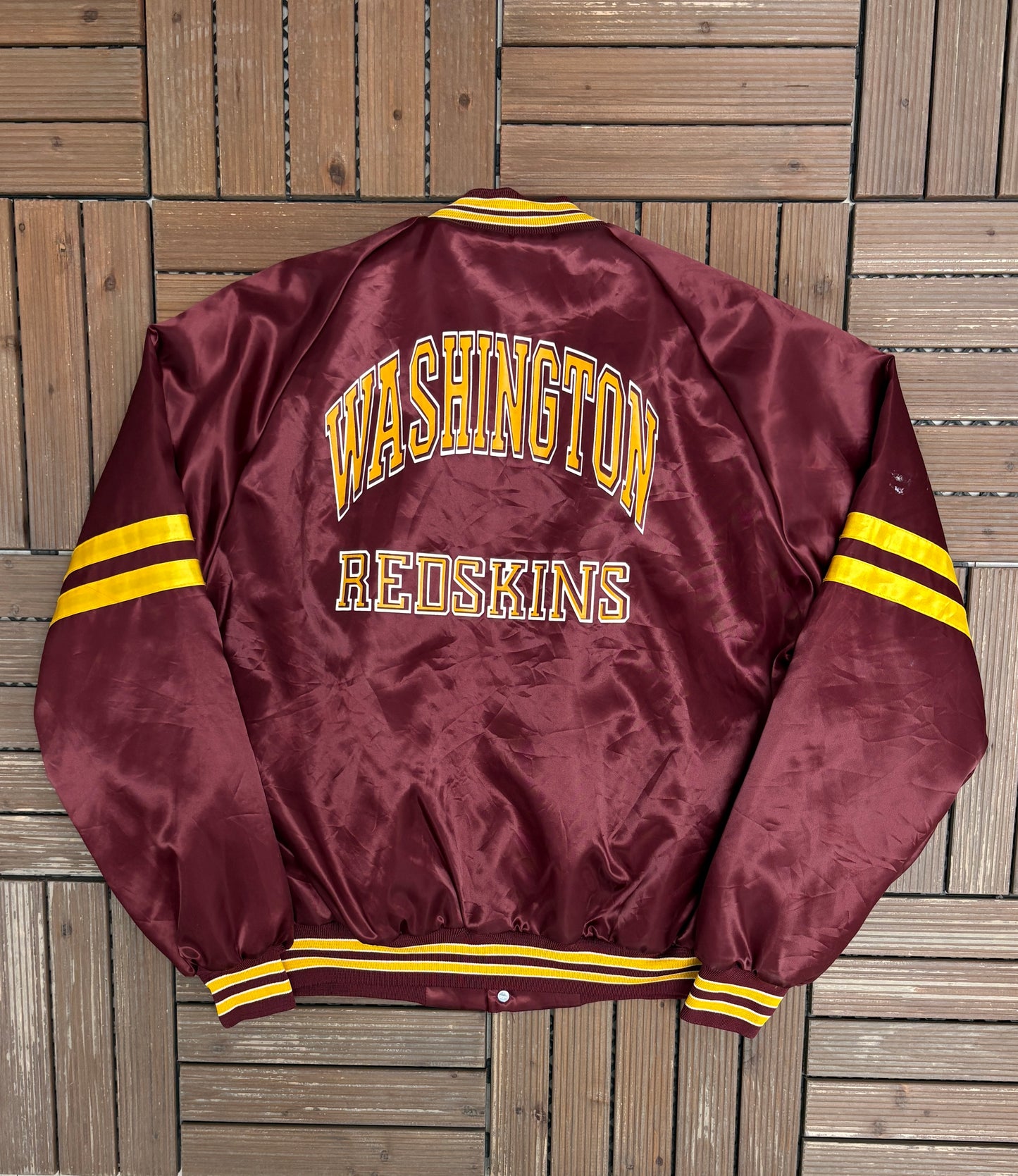 Washington Redskins Graphic Jacket | Size X-Large | Vintage 1980s NFL Football Red Jacket |