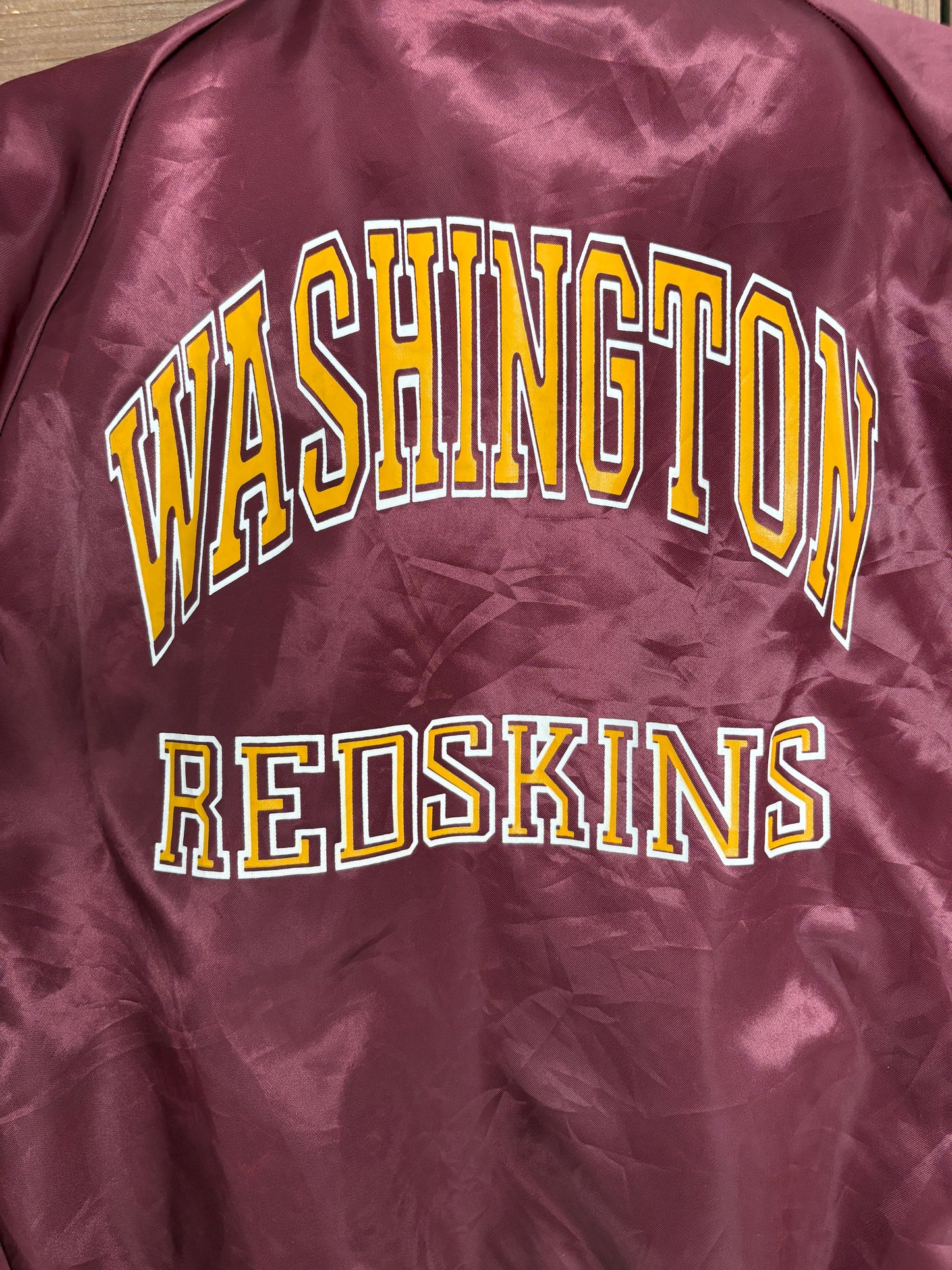 Washington Redskins Graphic Jacket | Size X-Large | Vintage 1980s NFL Football Red Jacket |