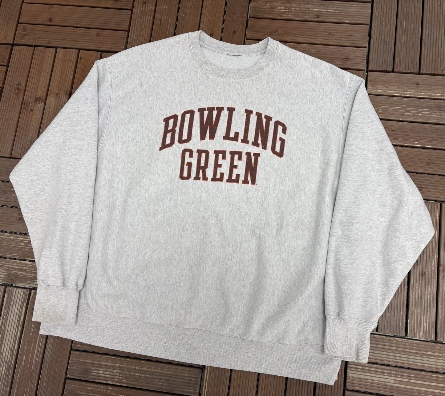 Bowling Green Falcons Graphic Crewneck | Size XX-Large | Vintage 2000s Reverse Weave College Grey Sweater |