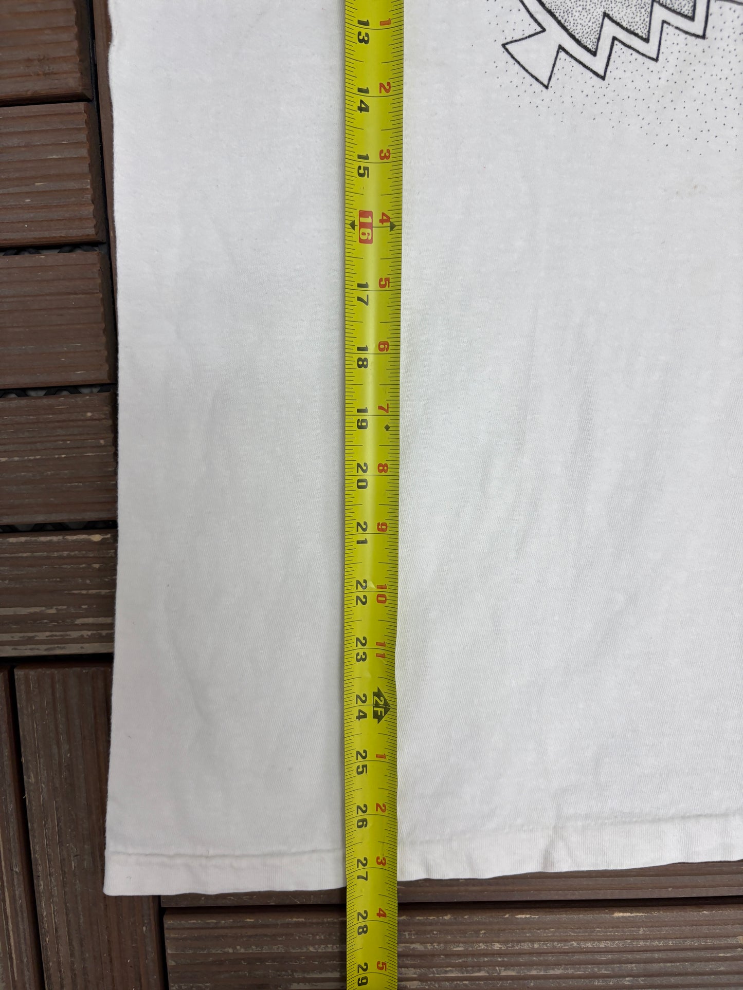 Ron Toahani Jackson Novajo Art Graphic Tee | Size X-Large | Vintage 1990s Single Stitch White T-Shirt |