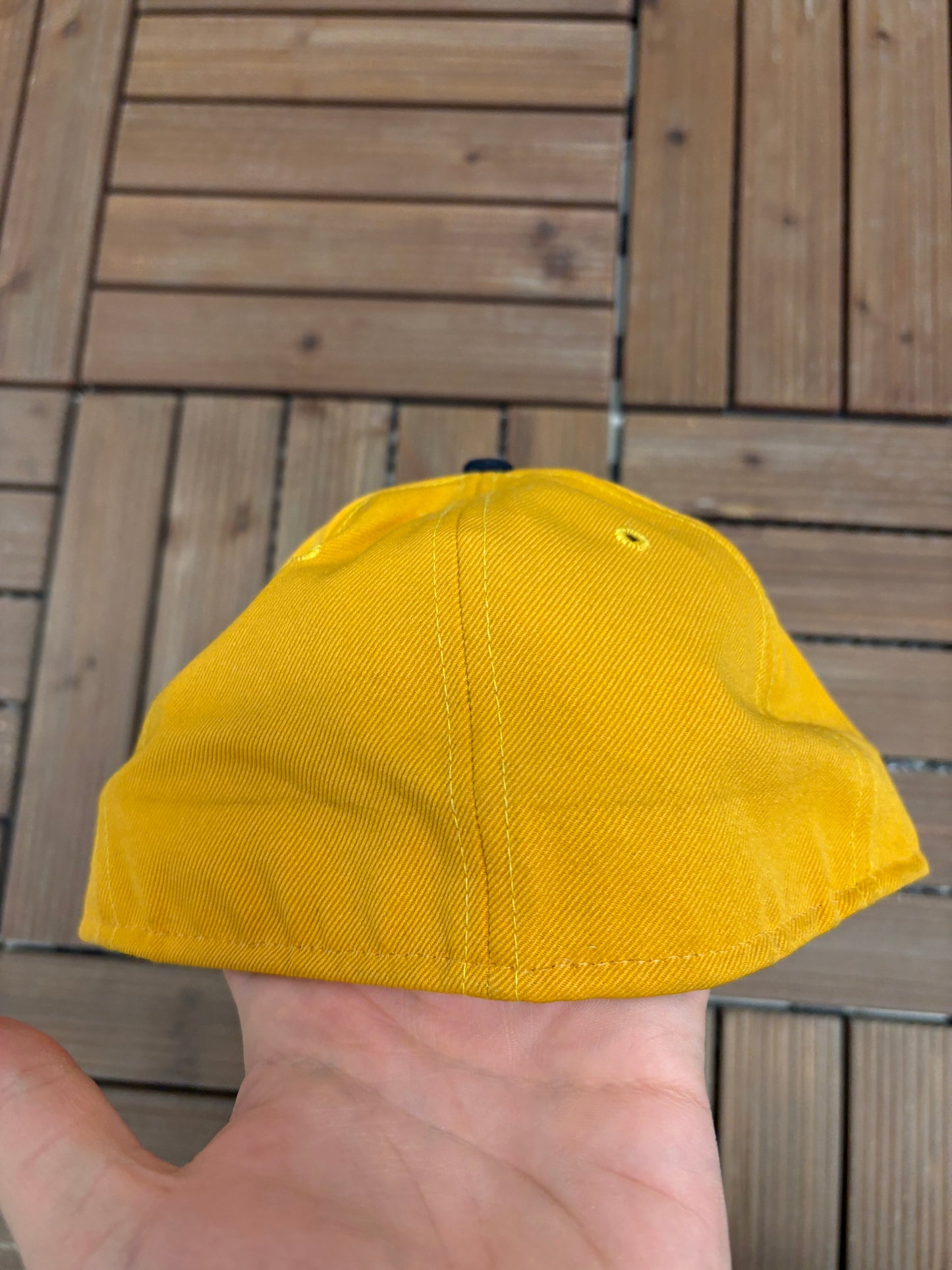 Pittsburgh Pirates Embroidered Hat | Size 7 1/4 | Vintage 1990s MLB Baseball Yellow Cap |