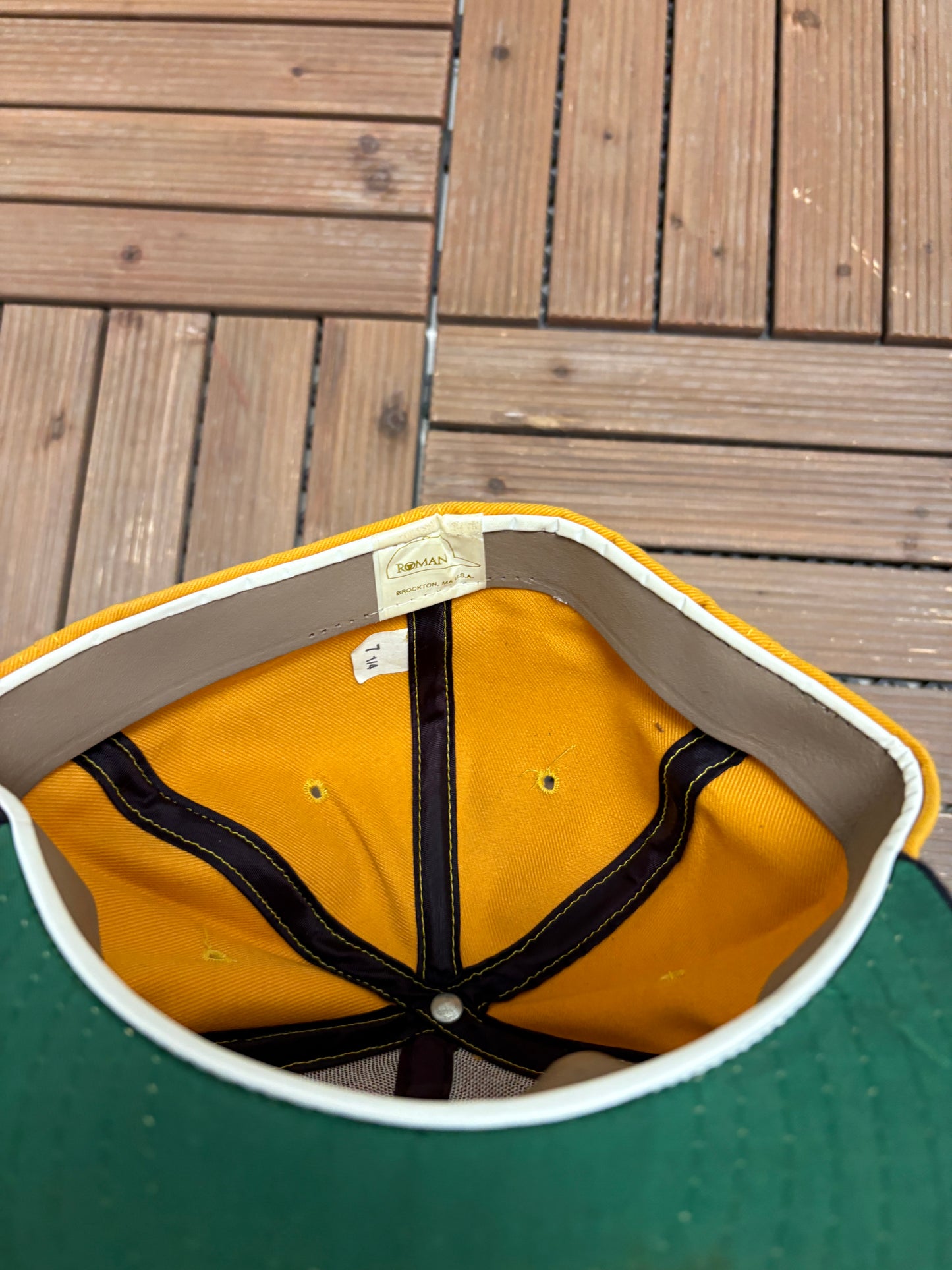 Pittsburgh Pirates Embroidered Hat | Size 7 1/4 | Vintage 1990s MLB Baseball Yellow Cap |