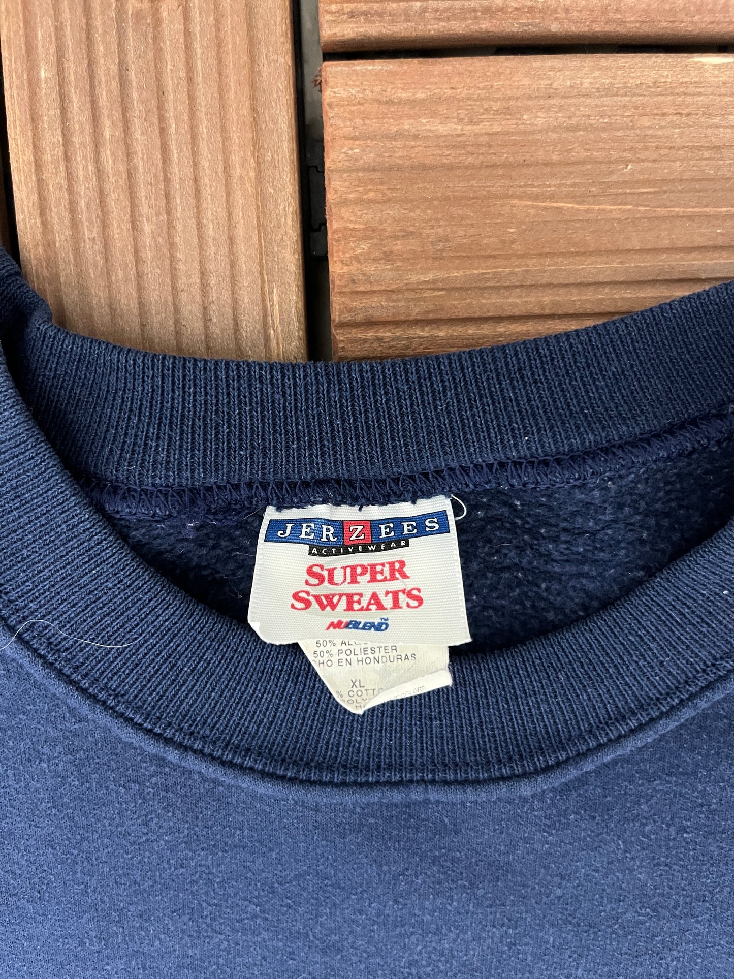 Saginaw Spirit Graphic Crewneck | Size X-Large | Vintage 2000s OHL Hockey Blue Sweater |