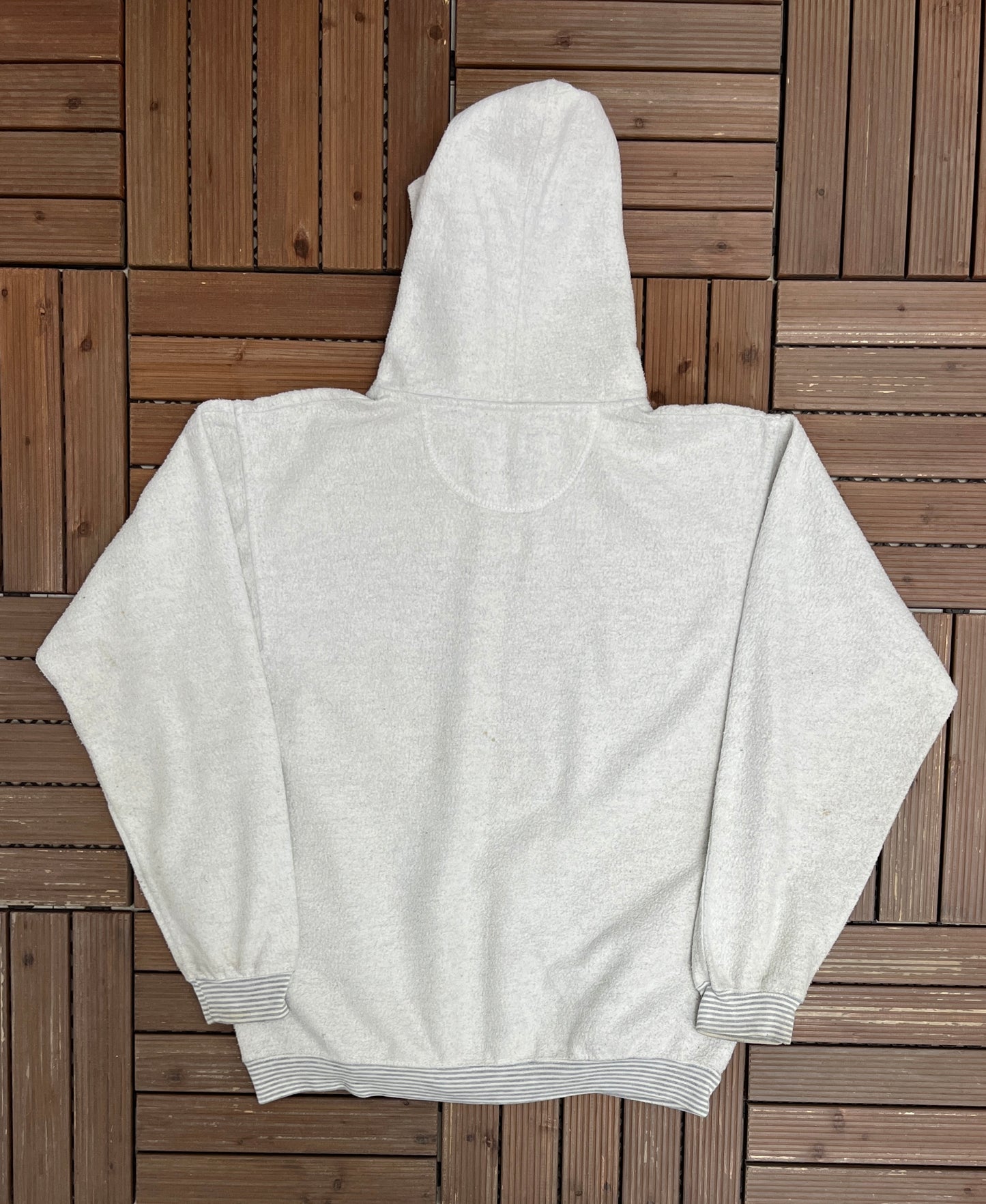 Ohio Great Lakes Graphic Hoodie | Size Large | Vintage 1990s Grey Fleece Tourist Sweater |