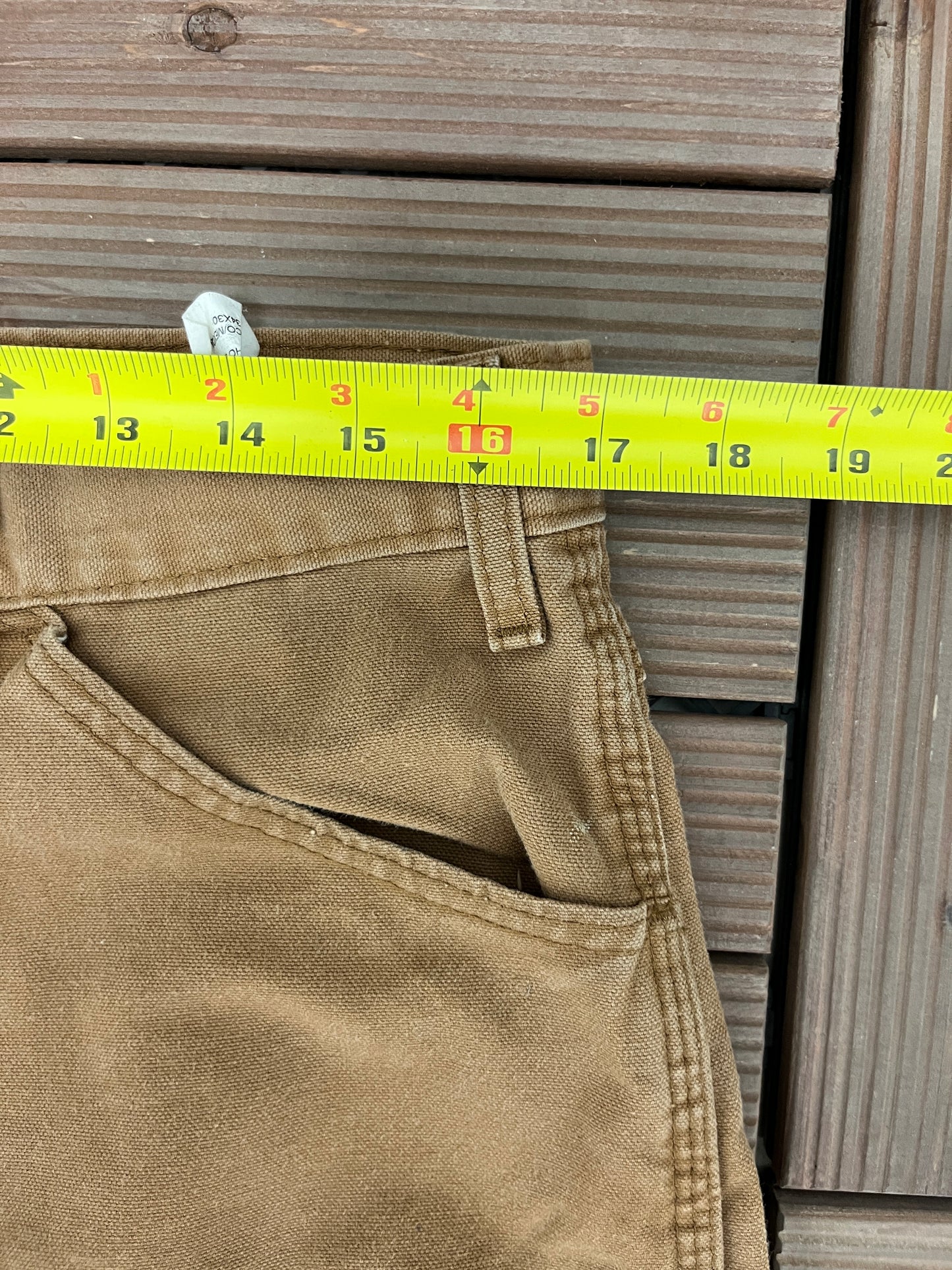 Genuine Dickies Cargo Pants | Size 34 x 30 | Vintage 2000s Branded Dickies Beige Trousers |