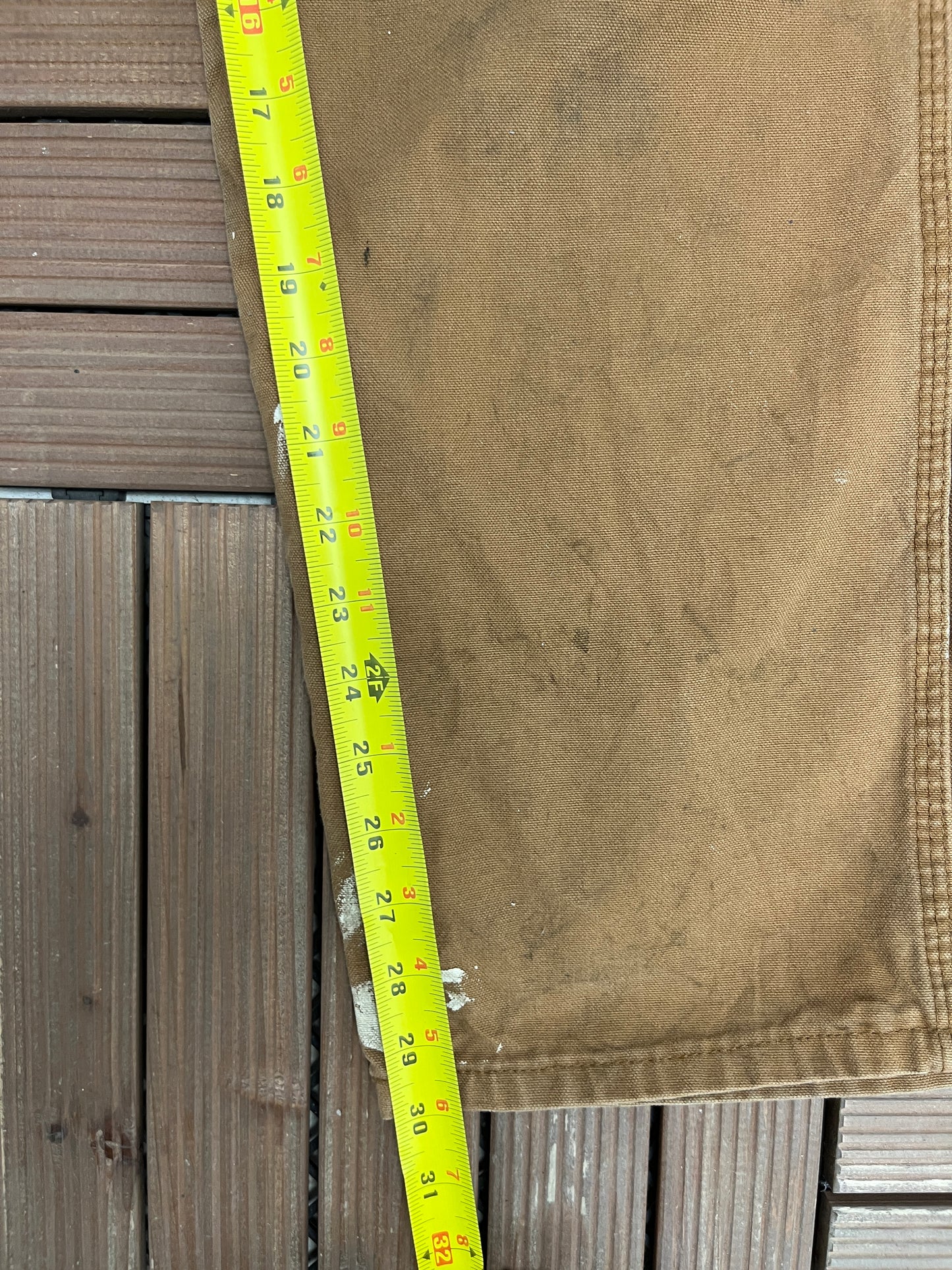 Genuine Dickies Cargo Pants | Size 34 x 30 | Vintage 2000s Branded Dickies Beige Trousers |
