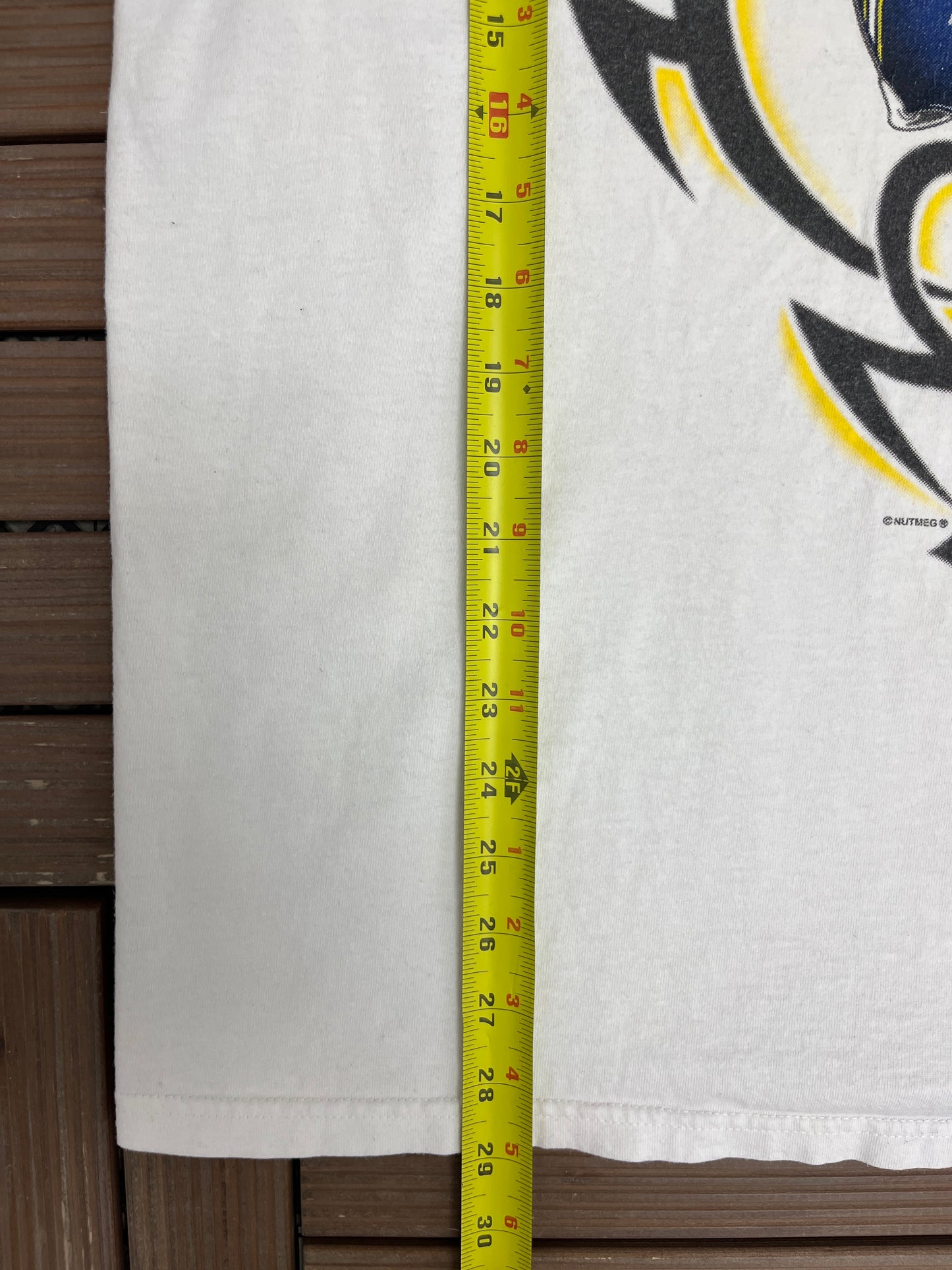 San Diego Chargers Graphic Tee | Size X-Large | Vintage 1990s NFL Football White T-Shirt |