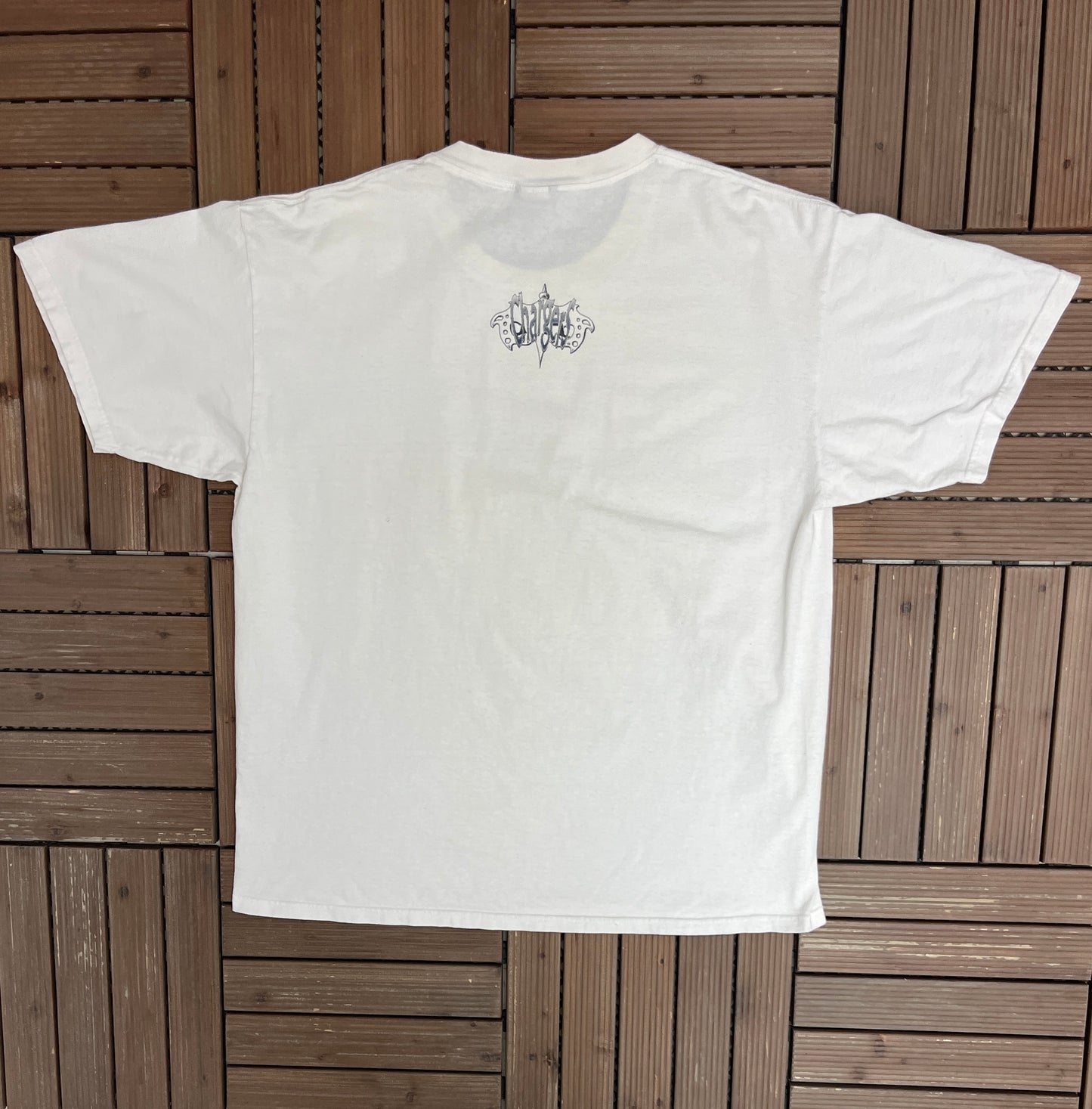 San Diego Chargers Graphic Tee | Size X-Large | Vintage 1990s NFL Football White T-Shirt |