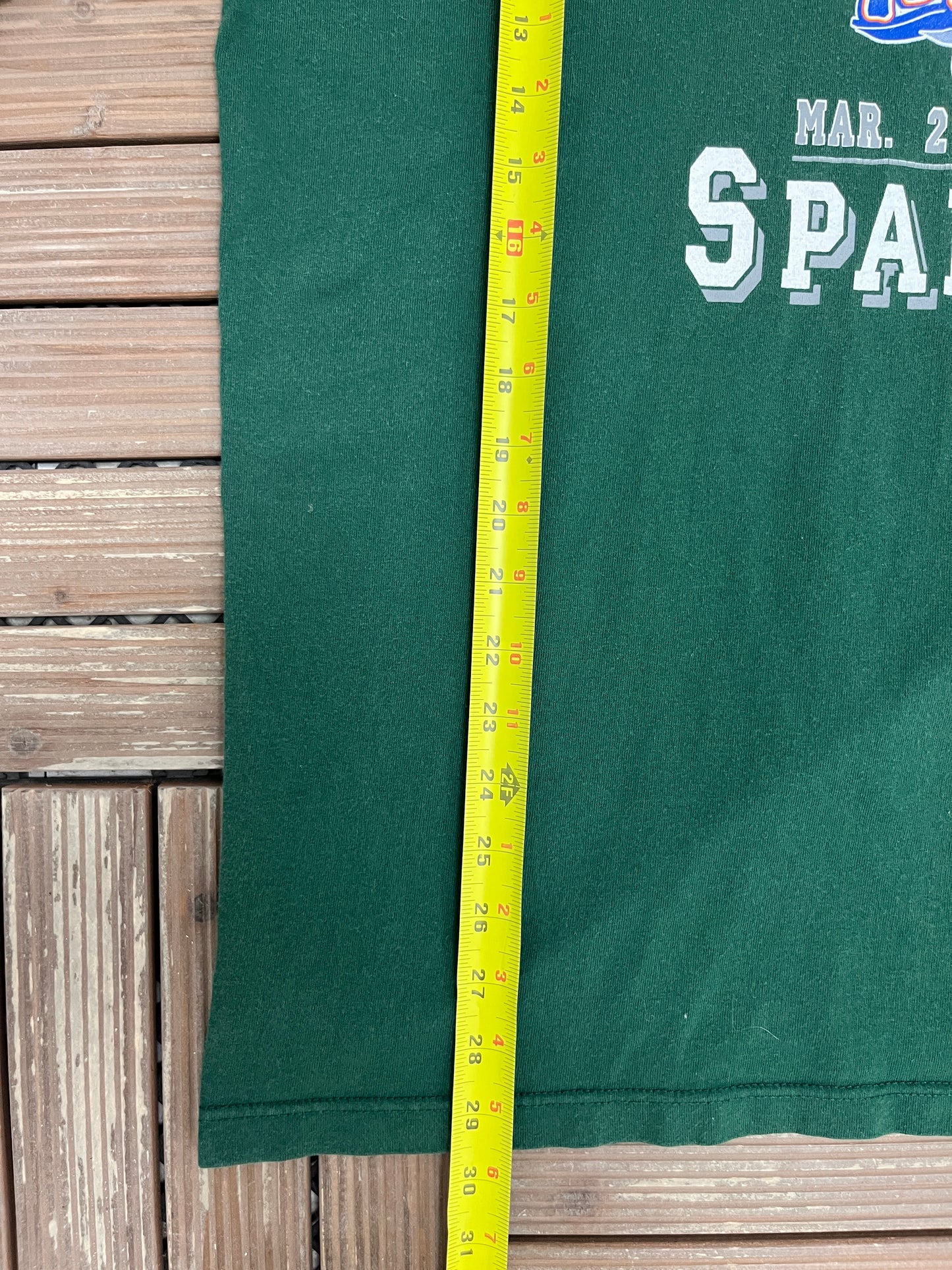 Michigan State Spartans Final Four 1999 Graphic Tee | Size XX-Large | Vintage 1990s College Basketball Green T-Shirt |