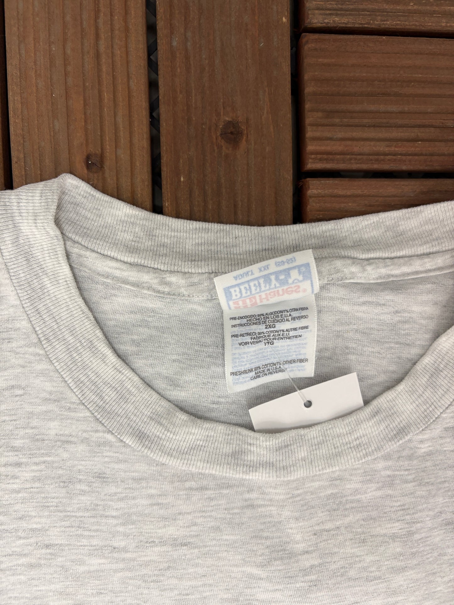 Clemente Field Perfect Vision Graphic Tee | Size XX-Large | Vintage 1990s Promotional Grey T-Shirt |