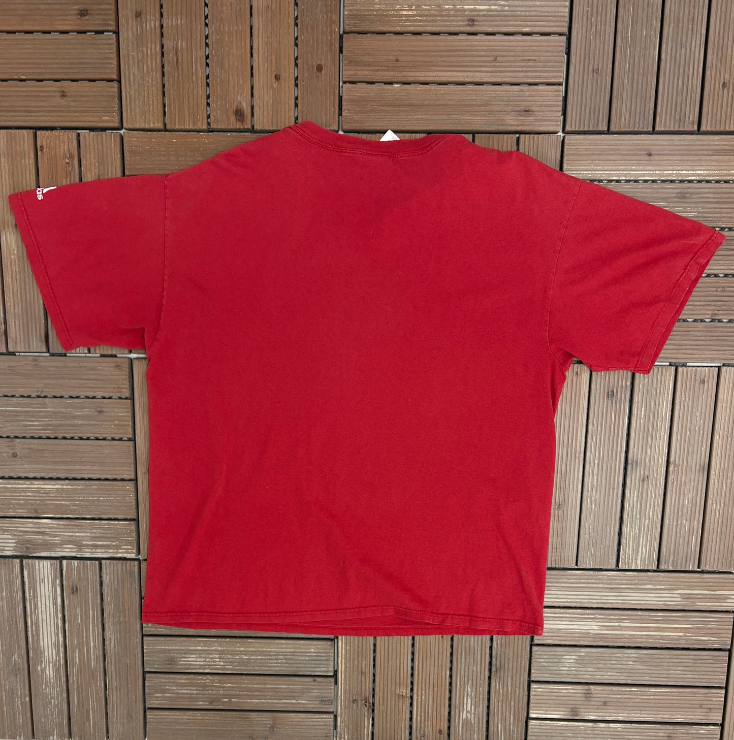 Cincinnati Reds Graphic Tee | Size Large | Vintage 2000s MLB Baseball Red T-Shirt |