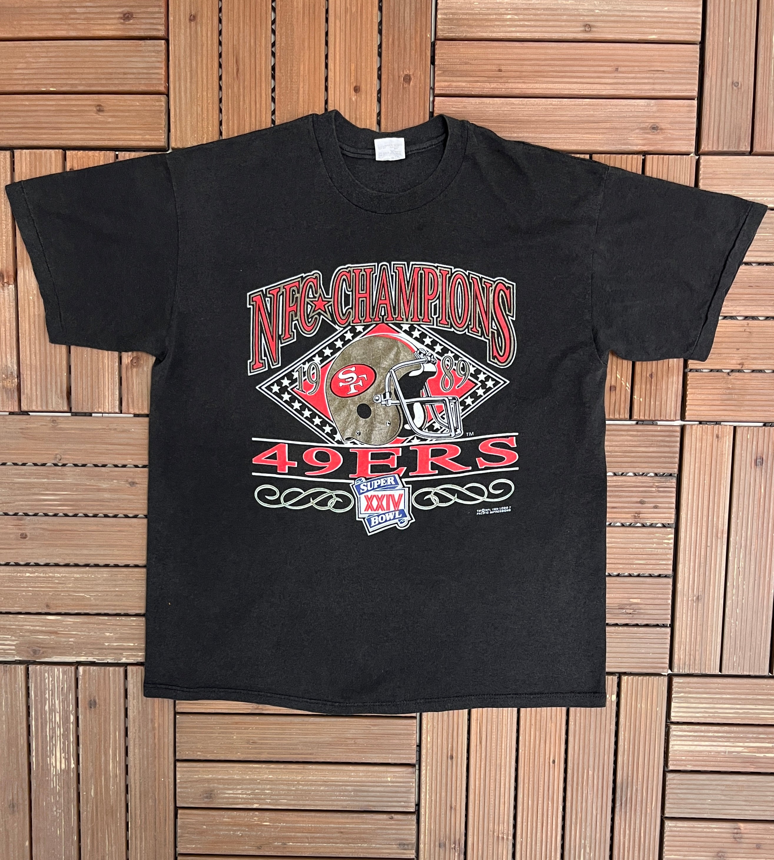 San Francisco 49ers Super Bowl XXIV Graphic Tee