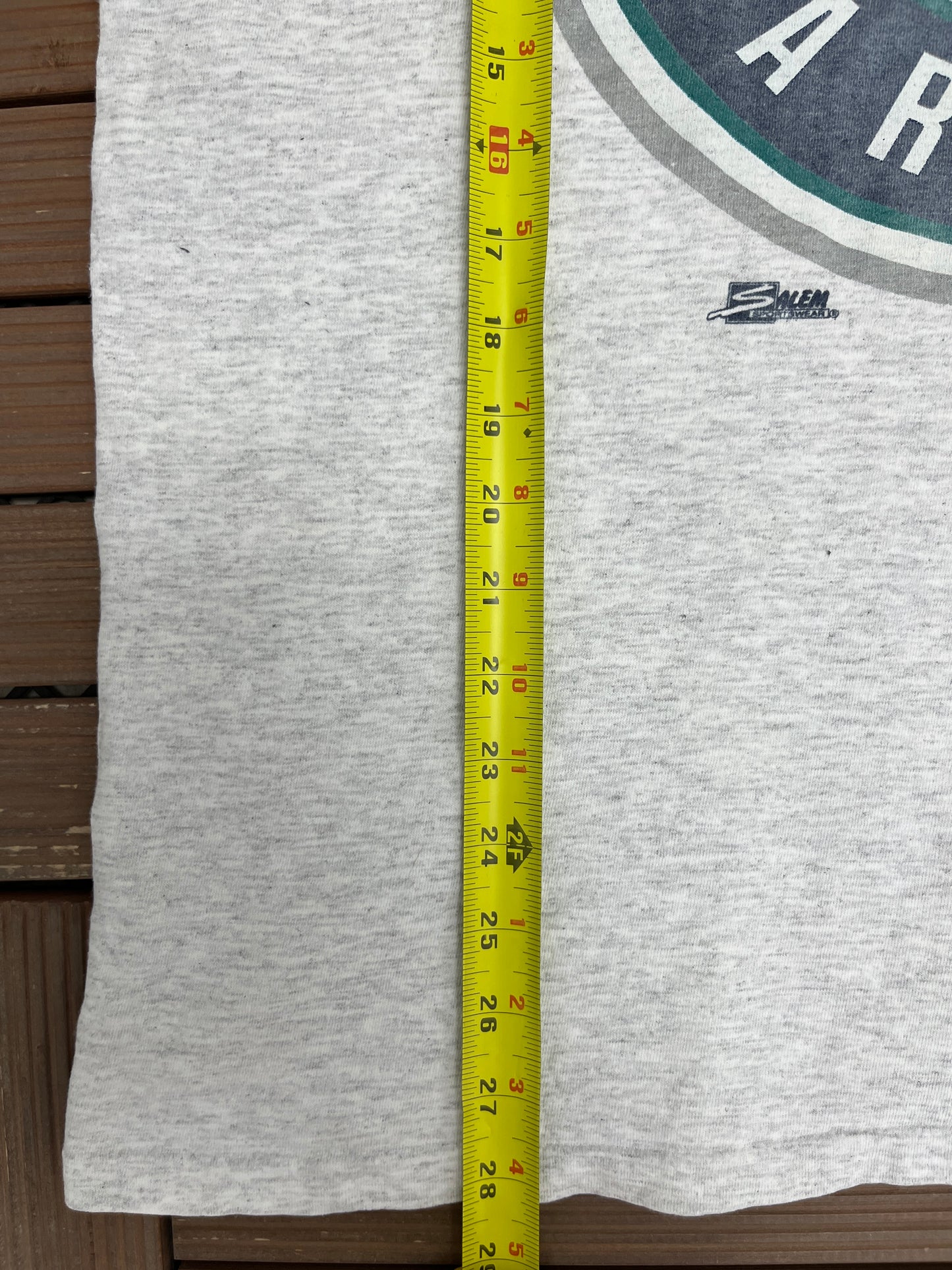 Seattle Mariners Graphic Tee | Size X-Large | Vintage 1990s MLB Baseball Grey T-Shirt |