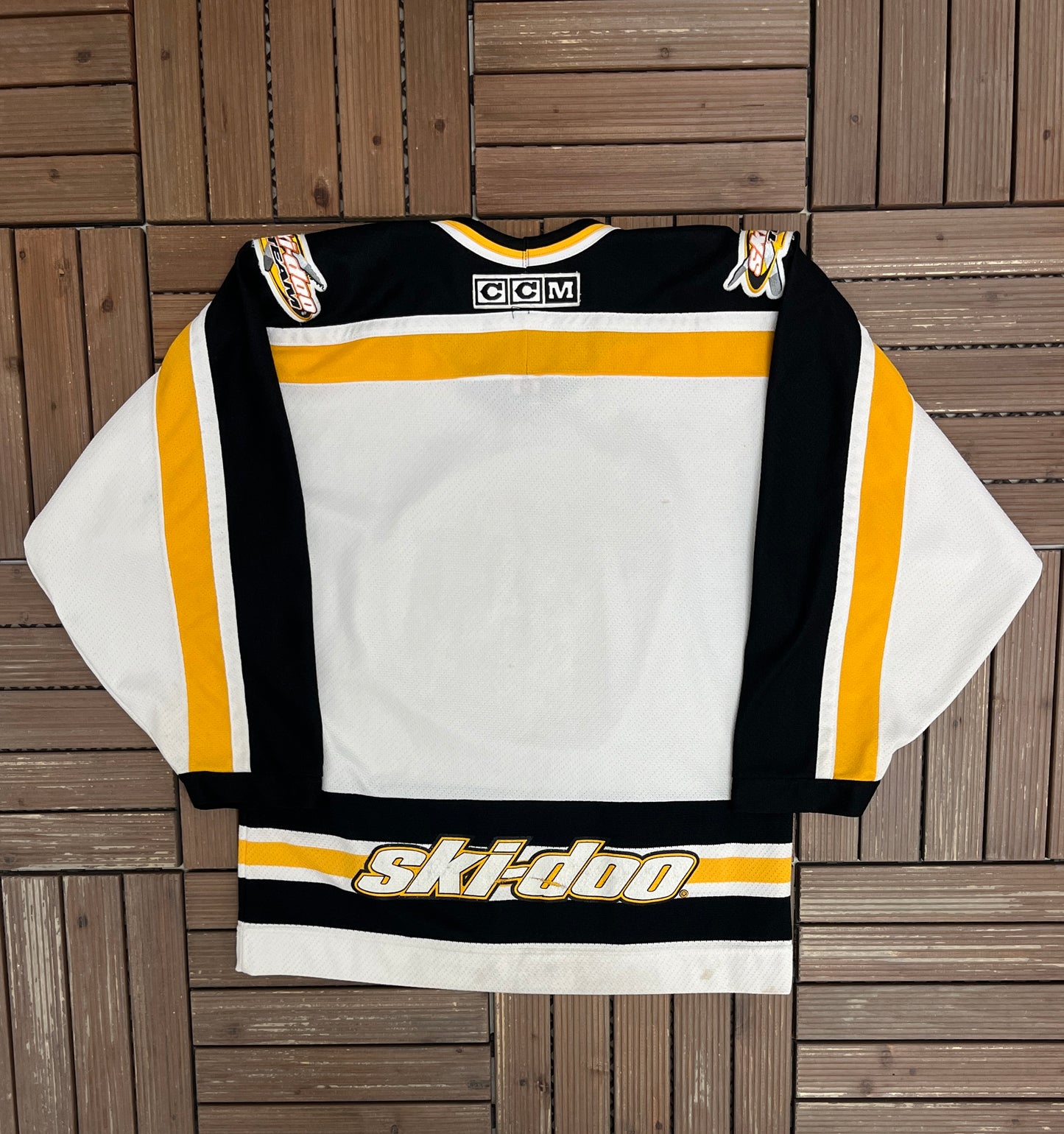 Ski-Doo Team Hockey Jersey | Size Small | Vintage 2000s Hockey White Jersey |
