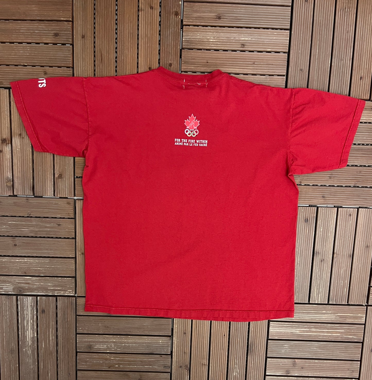 Equipe Pan-Am Team Canada 1999 Graphic Tee | Size X-Large | Vintage 1990s Promotional Red T-Shirt |