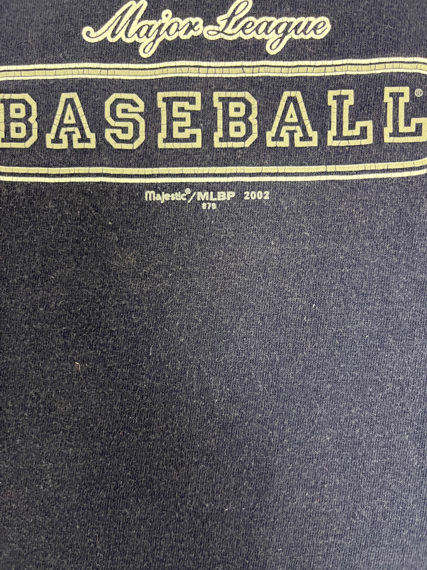 New York Yankees Graphic Tee | Size X-Large | Vintage 2000s MLB Baseball Blue T-Shirt |