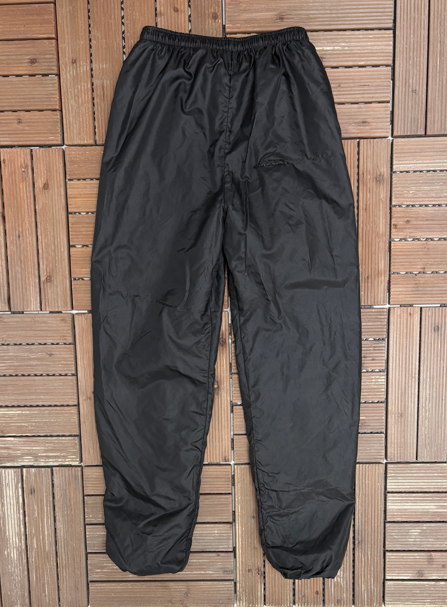 Chicago Bulls Graphic Track Pants | Size Small | Vintage 1990s NBA Basketball Track Pants |