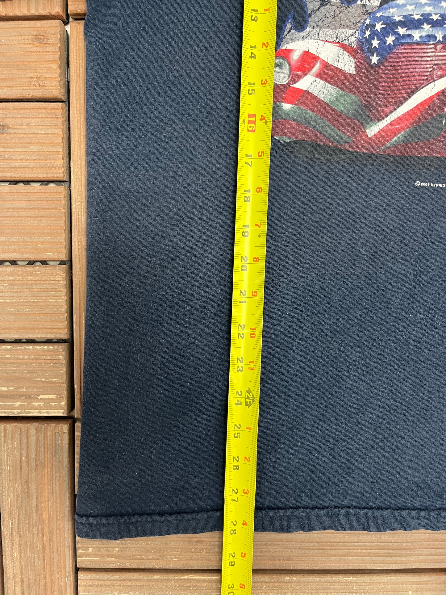 American Classic Cars Graphic Tee | Size X-Large | Vintage 2000s Promotional Blue T-Shirt |