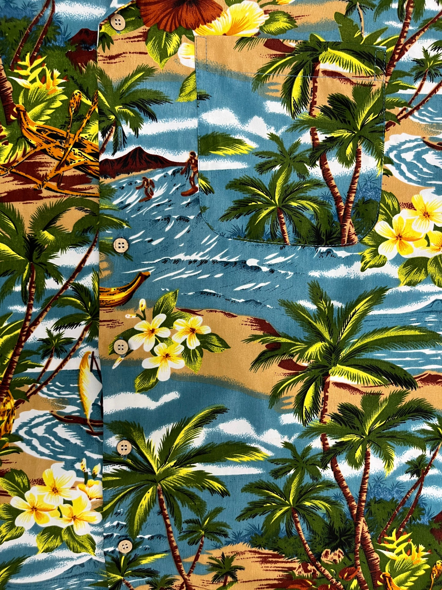Aloha Joe Graphic Hawaiian Shirt | Size XX-Large | Vintage 2000s Scenic Hawaiian Shirt |