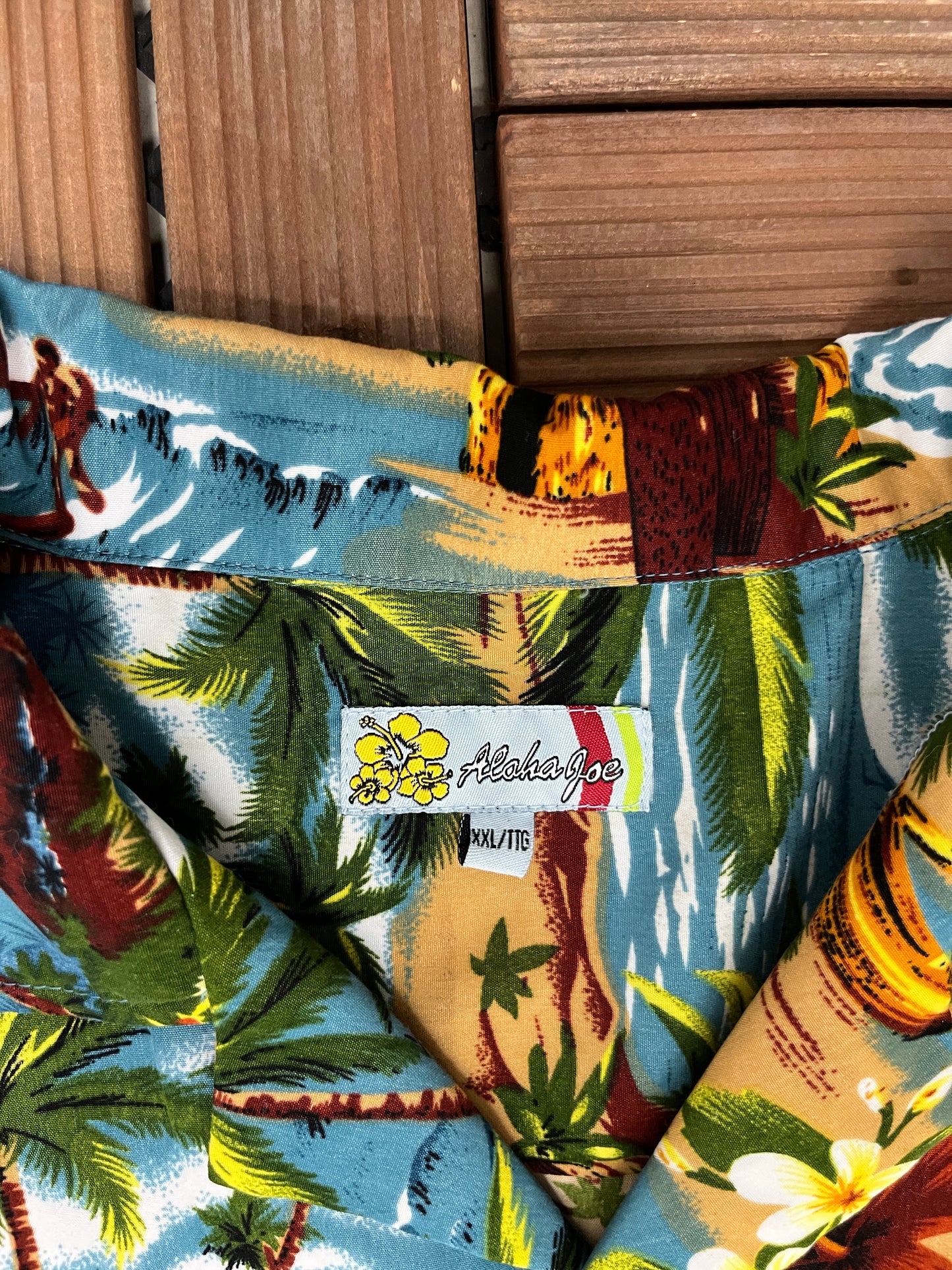 Aloha Joe Graphic Hawaiian Shirt | Size XX-Large | Vintage 2000s Scenic Hawaiian Shirt |