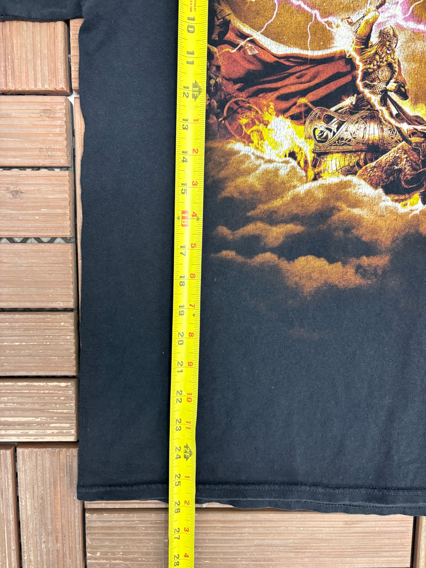 Amon Amarth Deceiver Of The Gods Tour 2014 Graphic Tee | Size Medium | Vintage 2000s Metal Band Black T-Shirt |