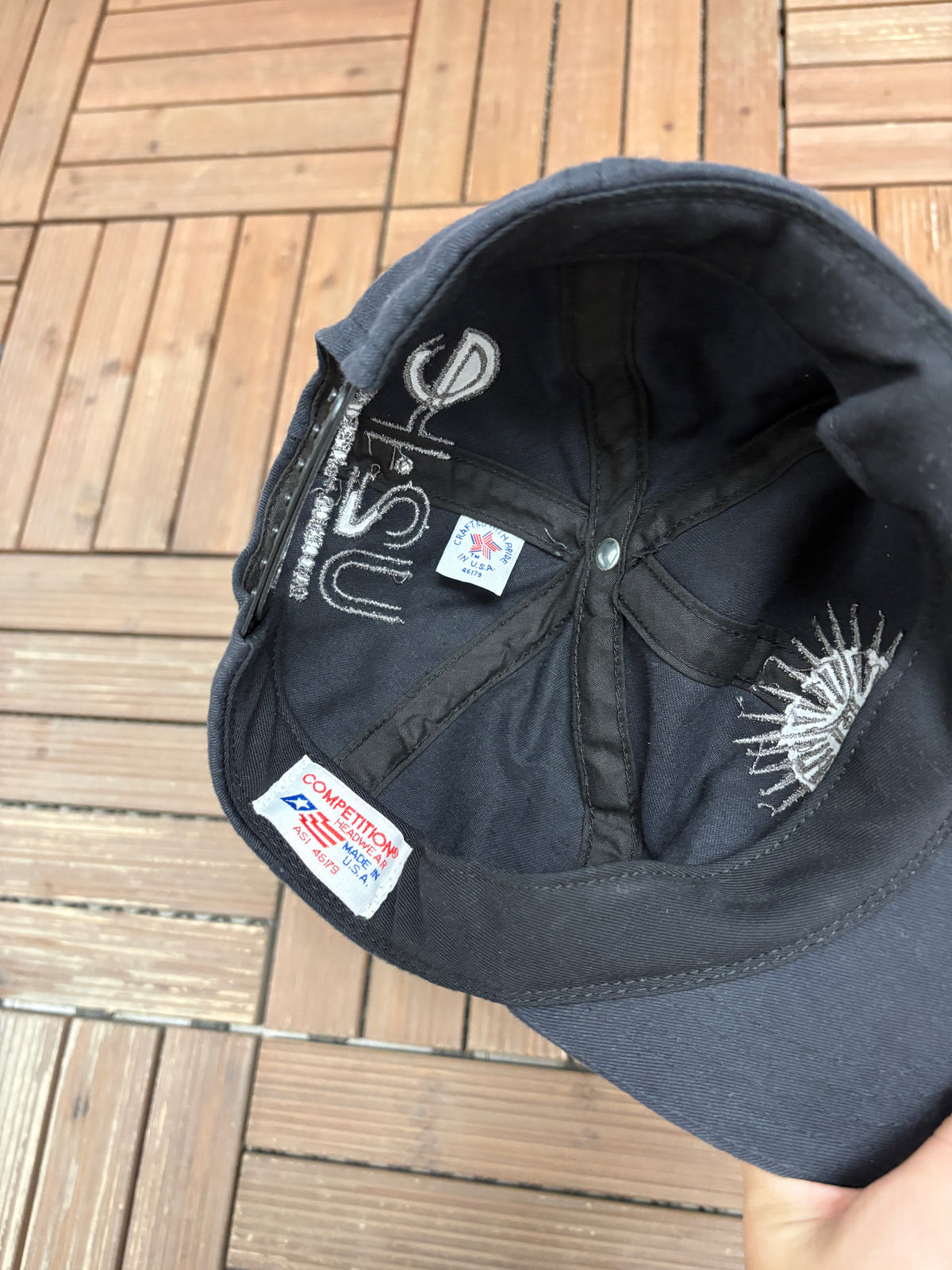 U2 Innocence & Experience Tour Graphic Hat | Snap Back | Vintage 2000s Rock Band Black Cap |