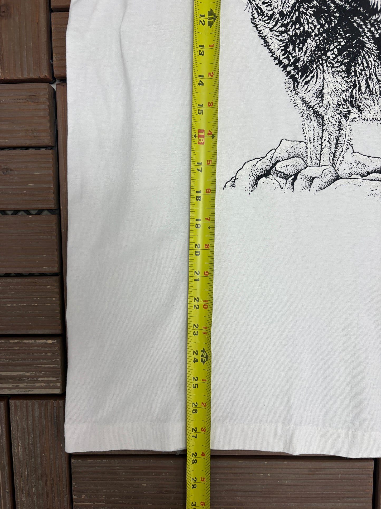 Wolfpack Scenic Graphic Tee | Size X-Large | Vintage 1990s Single Stitch Wolf Animal T-Shirt |
