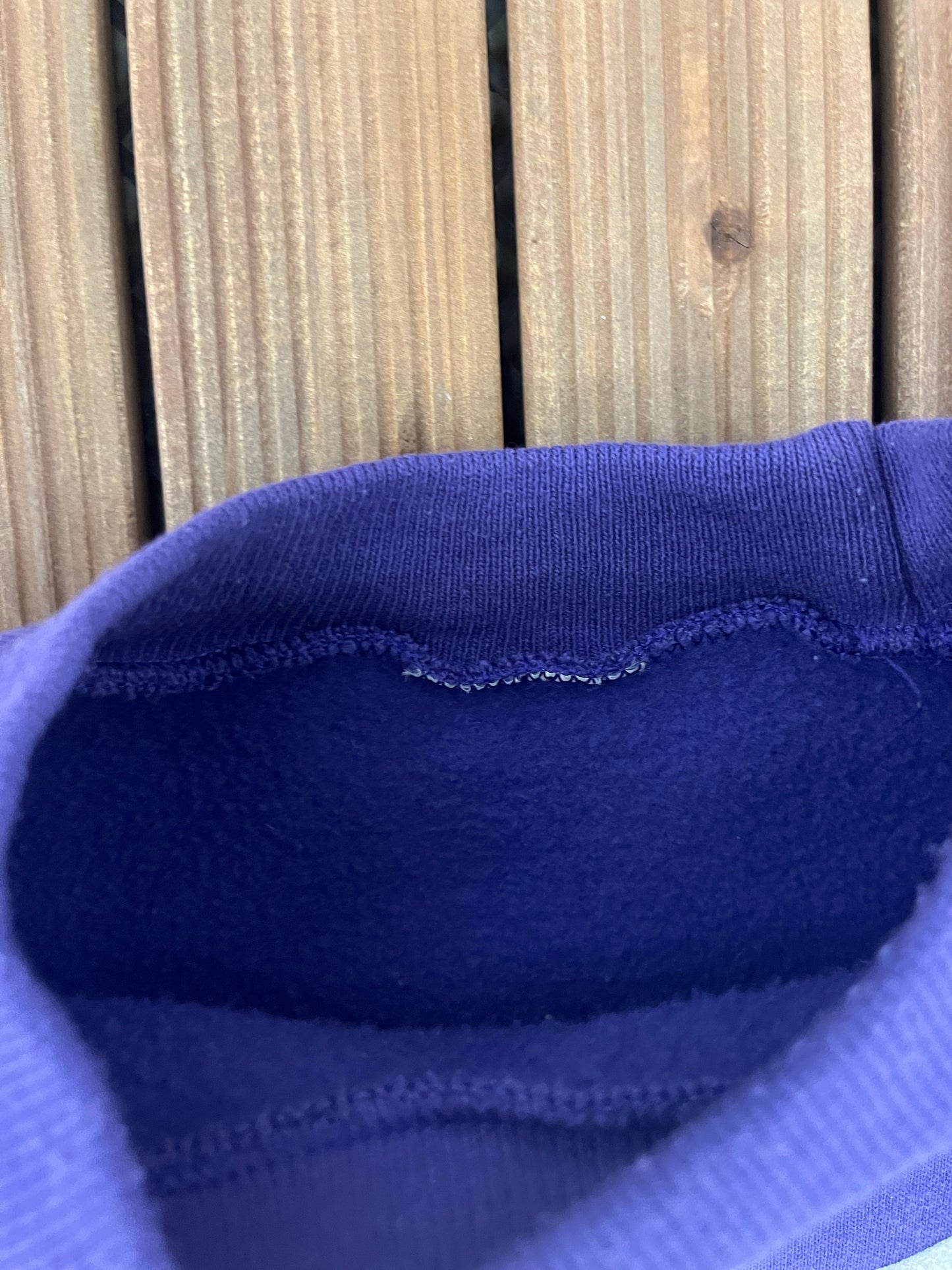 Roca Authentic Graphic Crewneck | Size XX-Large | Vintage 1980s Branded Promotional Purple Sweatshirt |