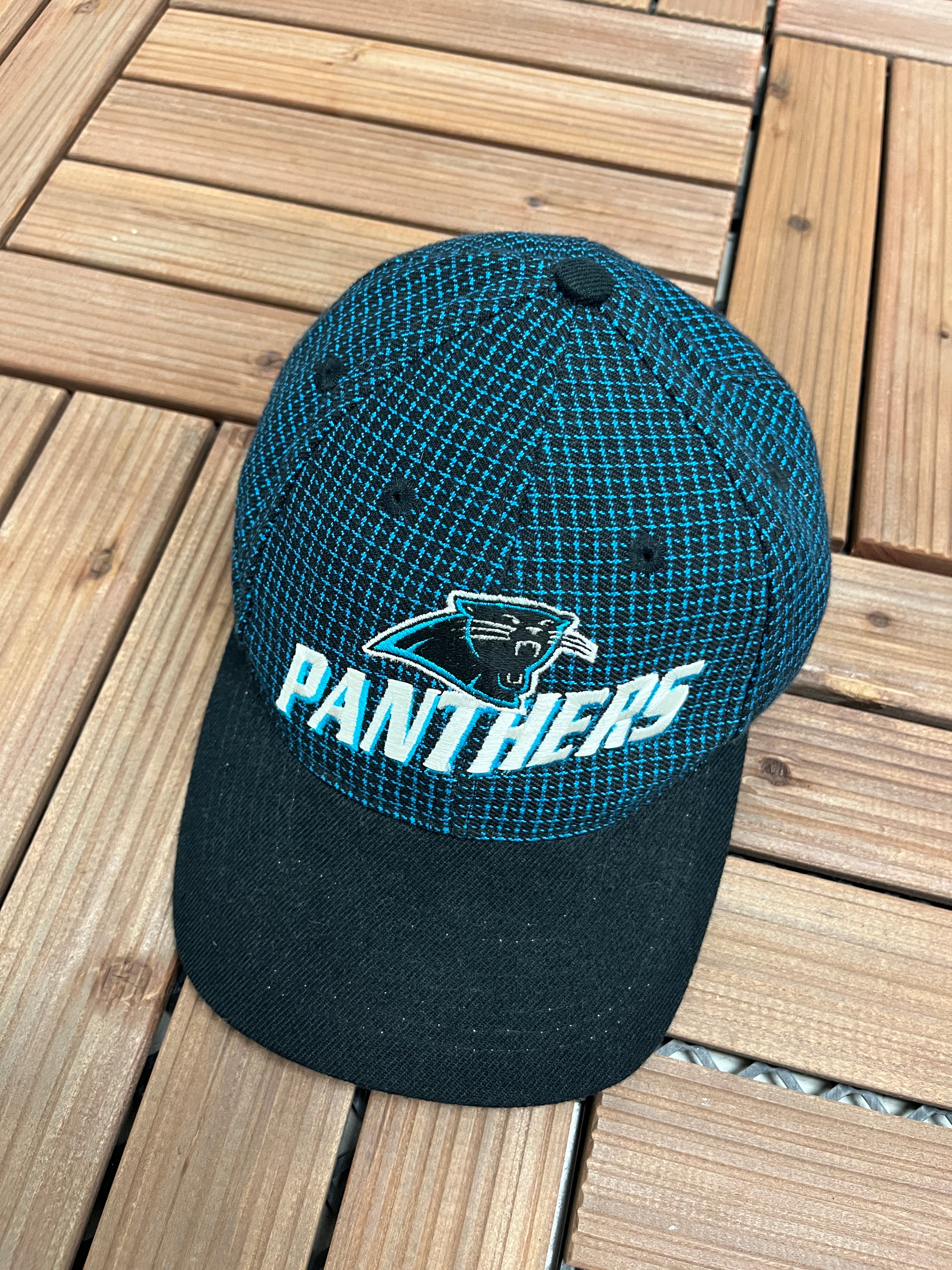 1990s Carolina Panthers Shadow Snapback Hat Vintage Sports 