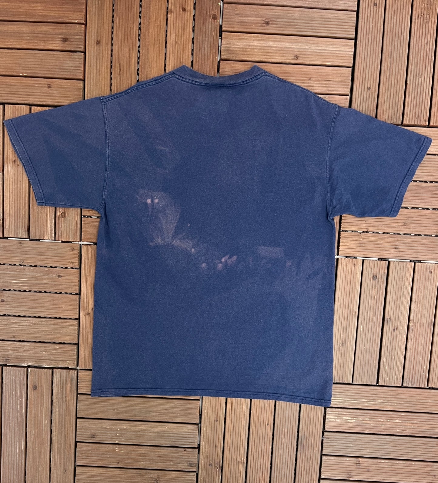 New York Yankees See You In 2090 Graphic Tee | Size Large | Vintage 2000s MLB Baseball Blue T-Shirt |