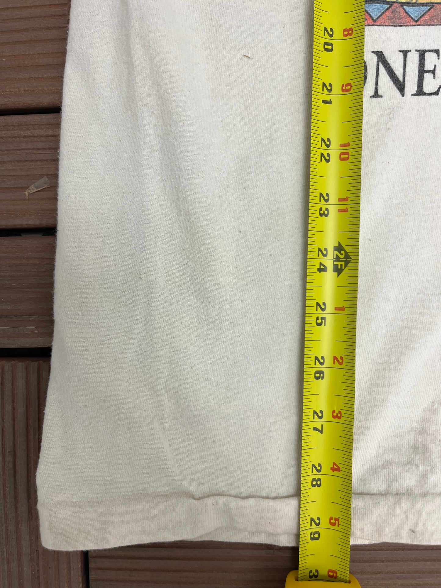 One With The Earth Graphic Tee | Size X-Large | Vintage 1990s Native White Single Stitch T-Shirt |