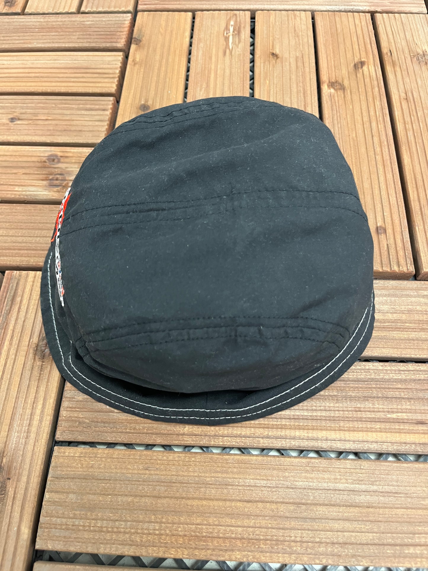 Molson Canadian Rocks Embroidered Graphic Bucket Hat | One Size Fits All | Vintage Promotional Black Bucket Cap |