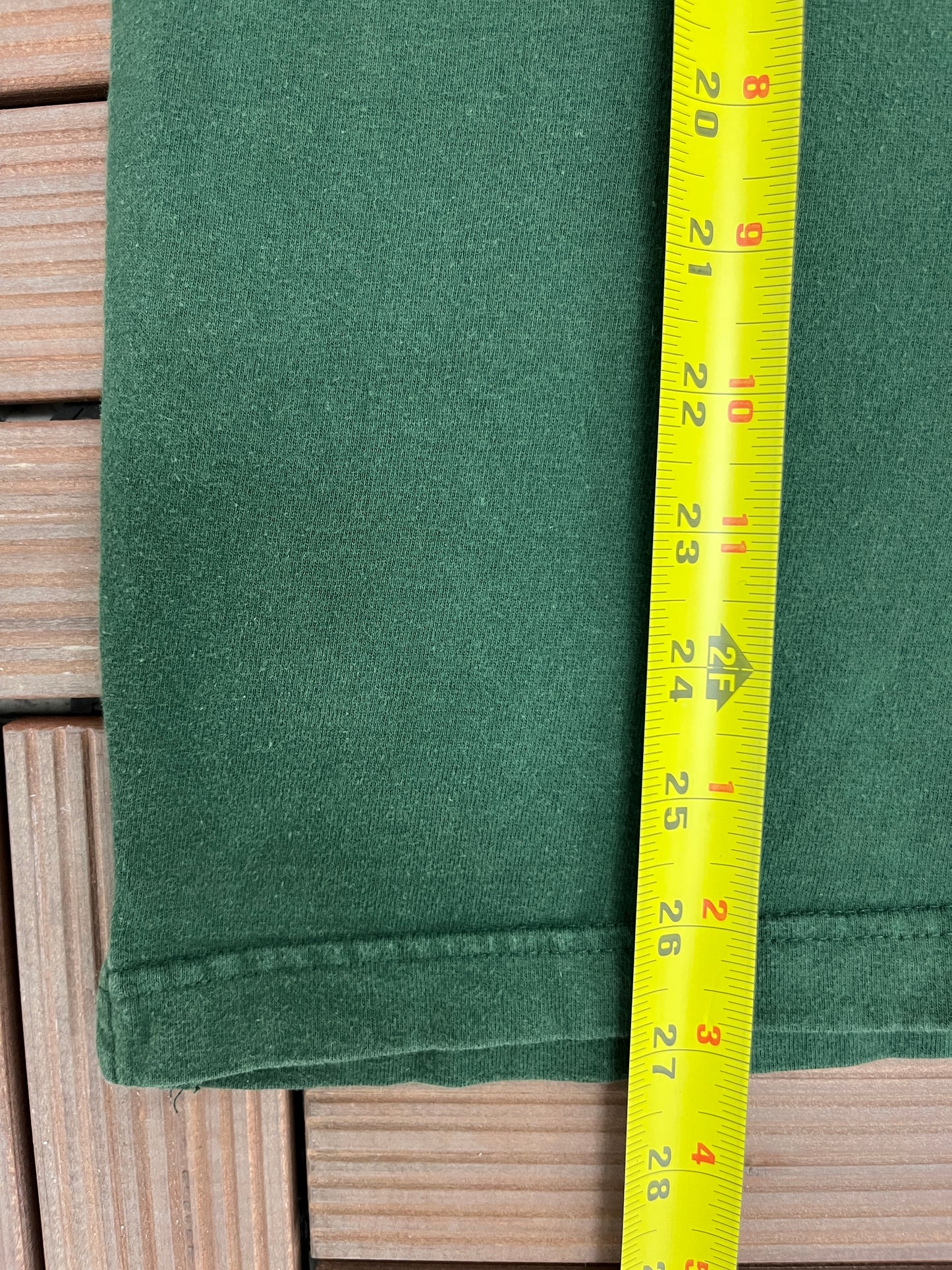 Green Bay Packers Embroidered Graphic Tee | Size Large | Vintage 1990s NFL Football Green T-Shirt |