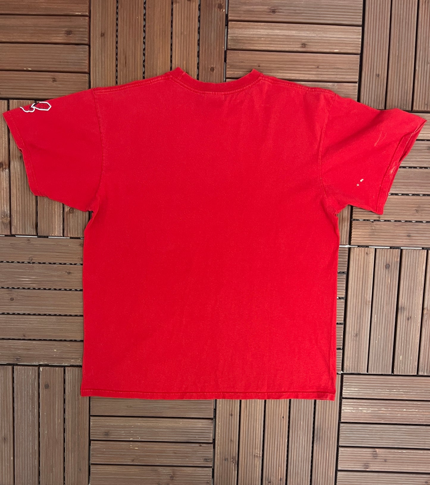 Cleveland Indians Nike Graphic Tee | Size Large | Vintage 2000s Nike MLB Baseball Red T-Shirt |