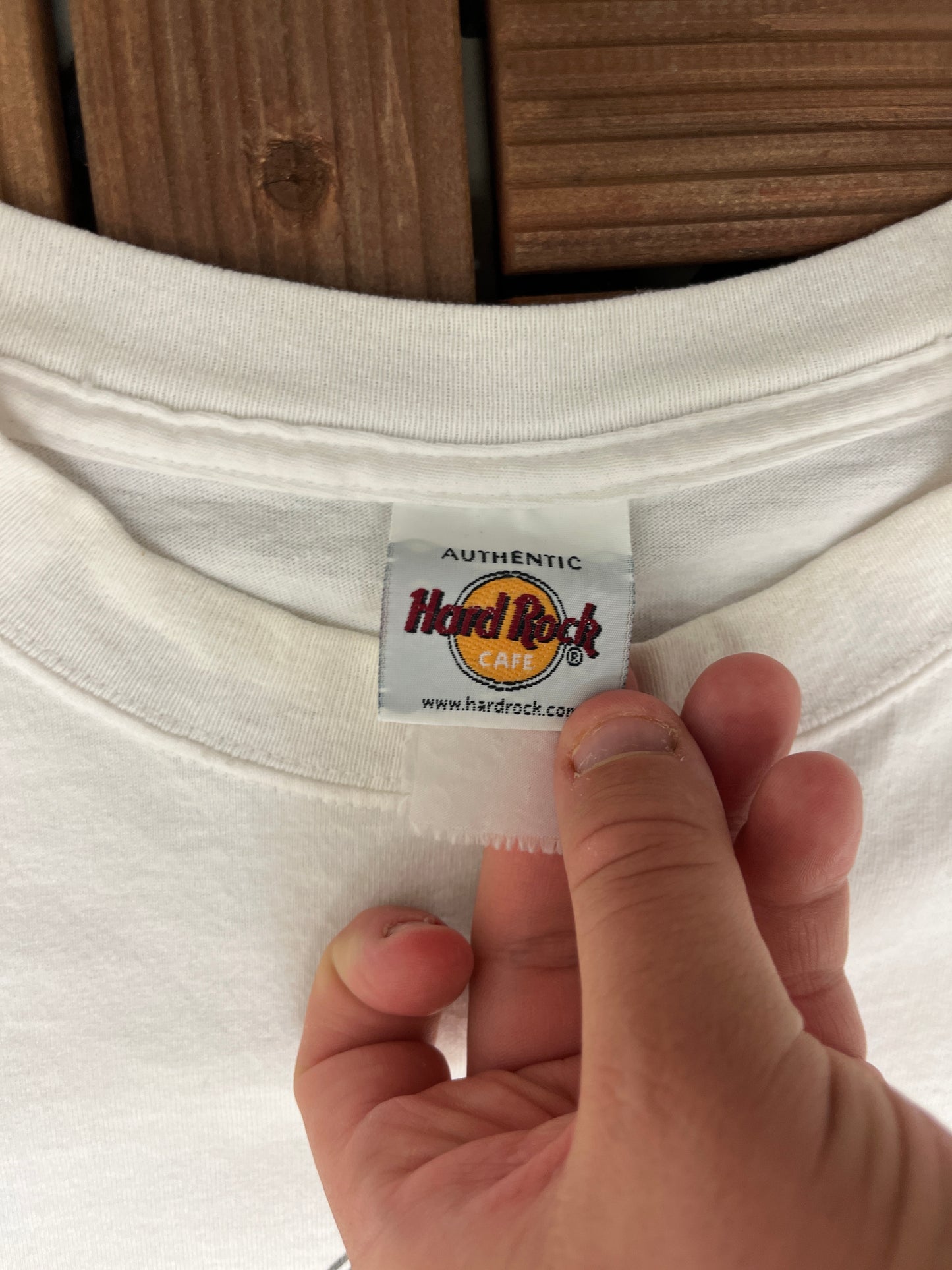 Hard Rock Cafe Pittsburgh, Pennsylvania Graphic Tee | Size X-Large | Vintage 2000s Collectors White T-Shirt | Free Shipping to USA |