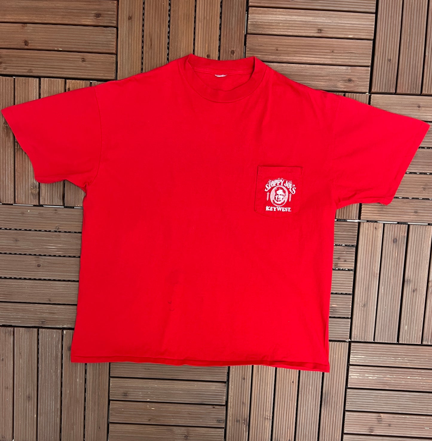 Sloppy Joe's Key West Graphic Tee | Size XX-Large | Vintage 1990s Single Stitch Promotional T-Shirt |