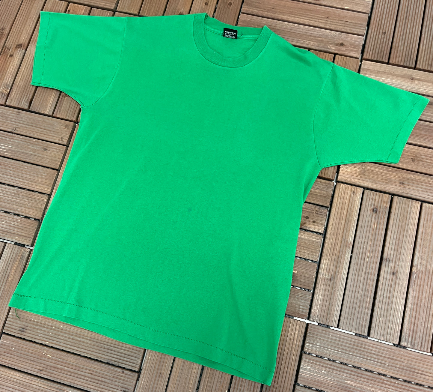 Dad's Fix It Construction Graphic Tee | Size X-Large | Vintage 1990s Single Stitch Green T-Shirt | Made in USA | Free Shipping to USA |