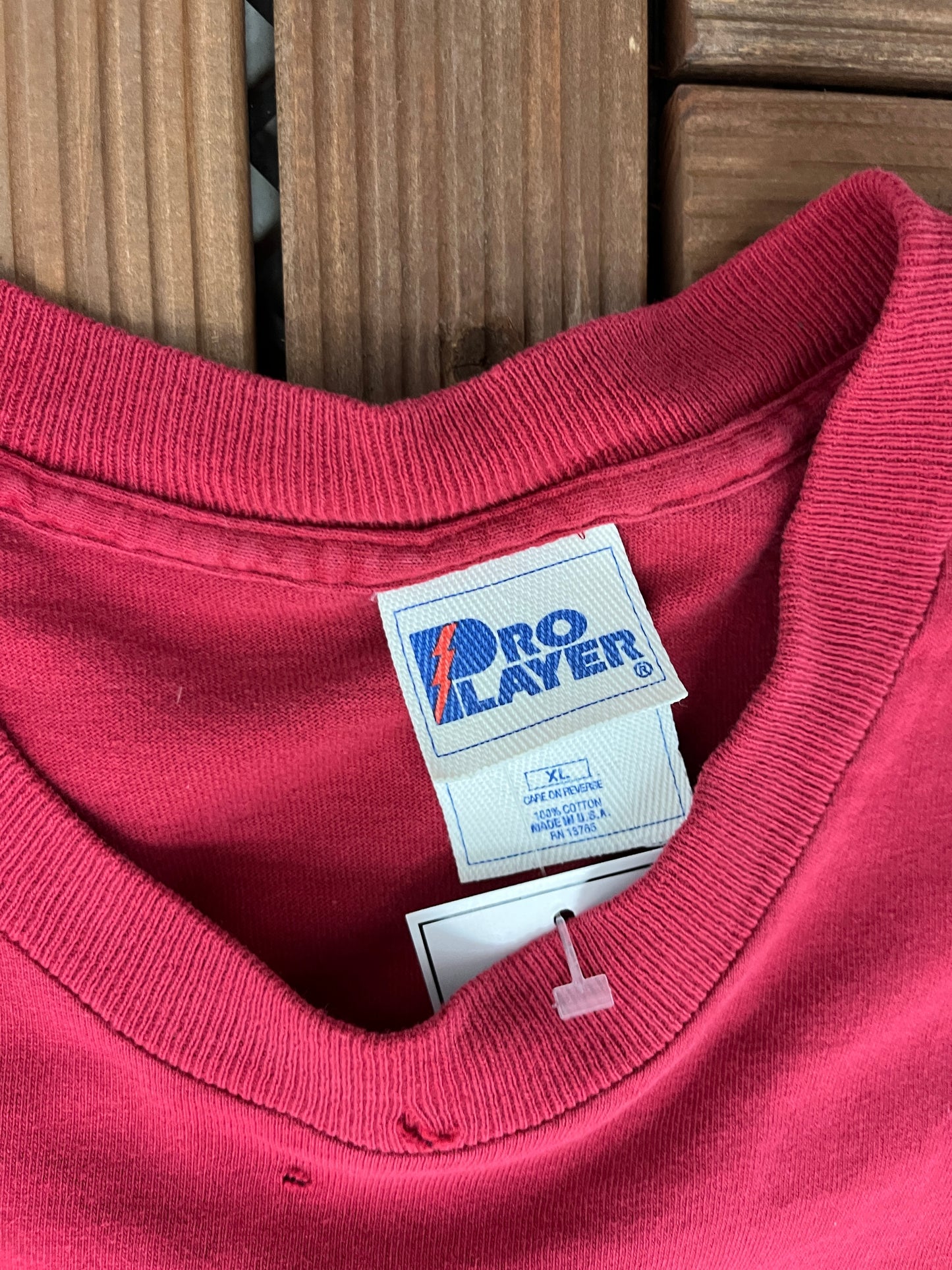 San Francisco 49ers Graphic Tee | Size X-Large | Vintage 1990s NFL Football Single Stitch Red T-Shirt |