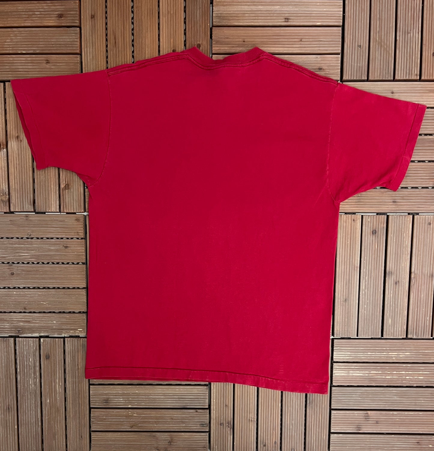 San Francisco 49ers Graphic Tee | Size X-Large | Vintage 1990s NFL Football Single Stitch Red T-Shirt |