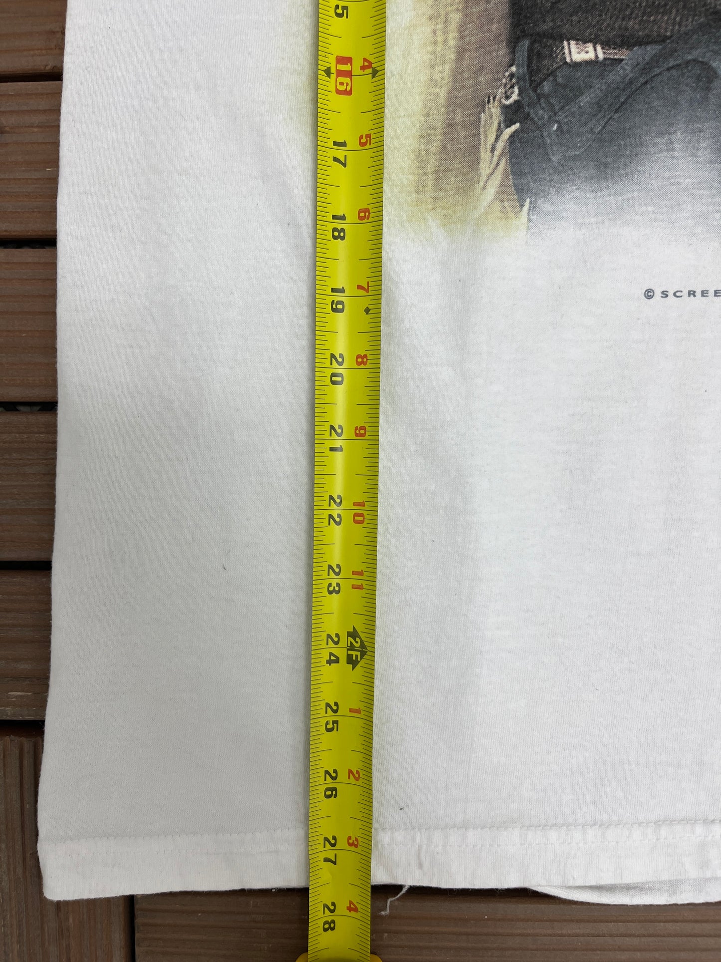 Wade Hayes Graphic Tee | Size Large | Vintage 1990s Country Music White T-Shirt |